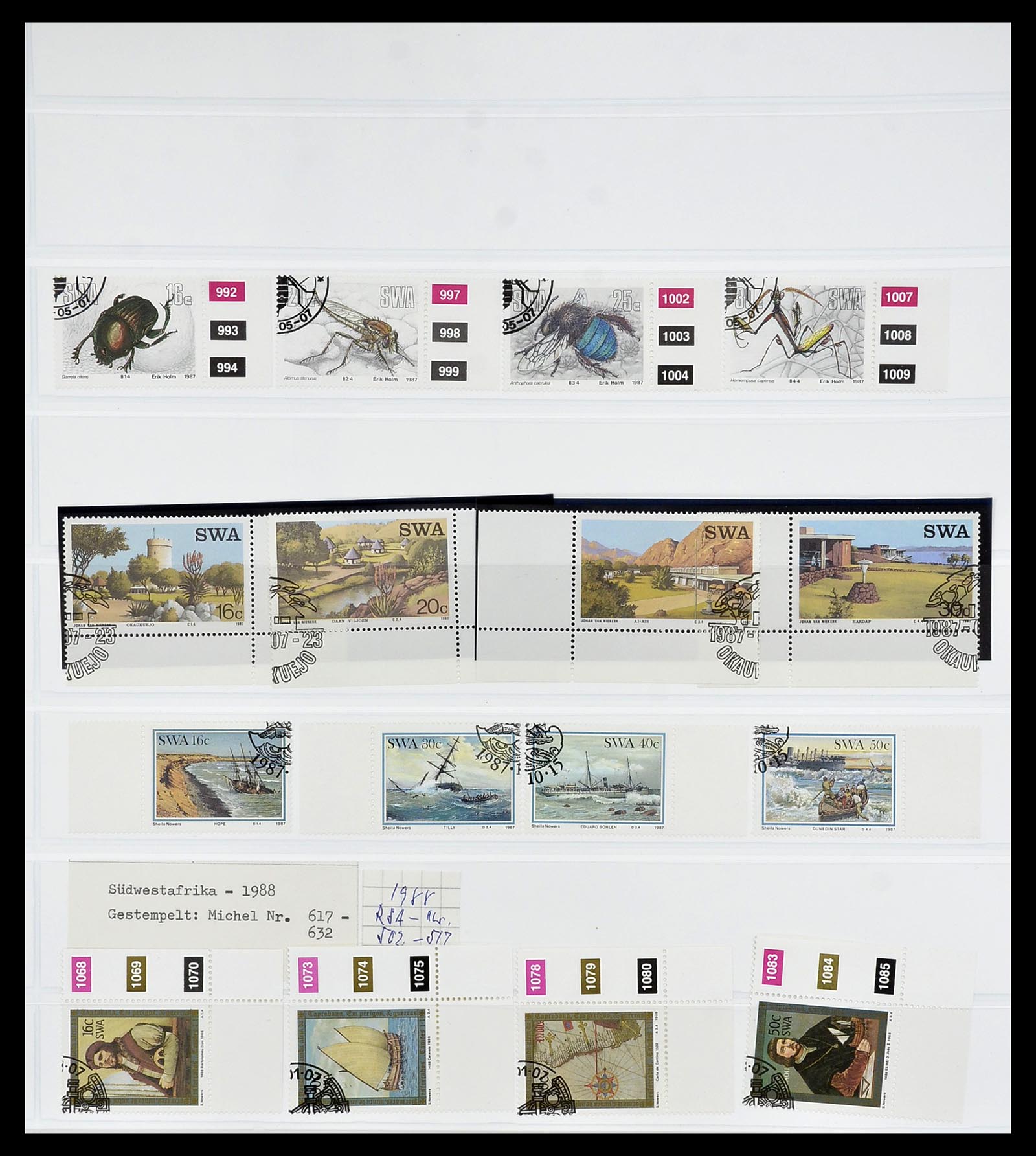 34533 530 - Postzegelverzameling 34533 Zuid Afrika 1870-2000.