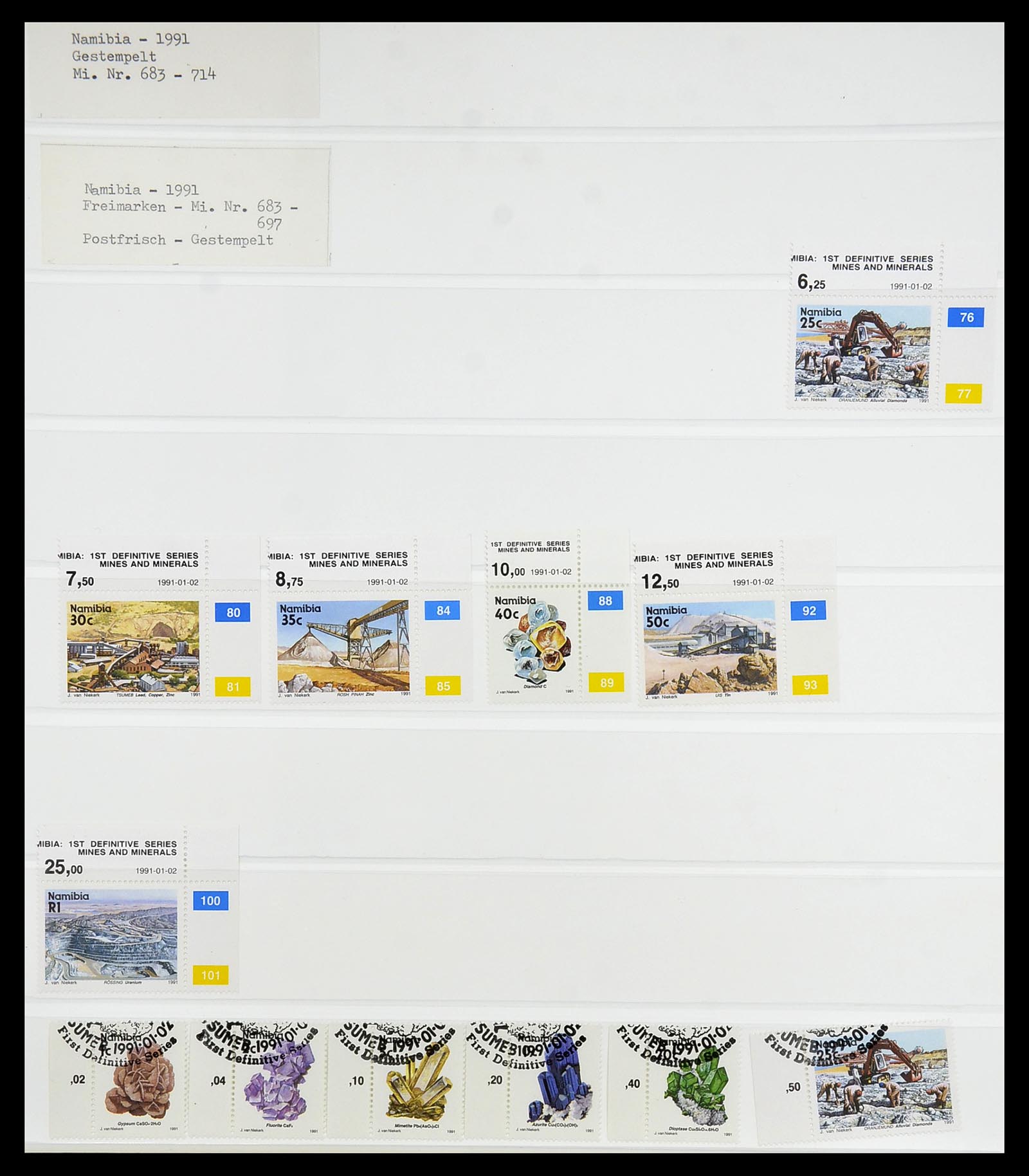 34533 534 - Postzegelverzameling 34533 Zuid Afrika 1870-2000.