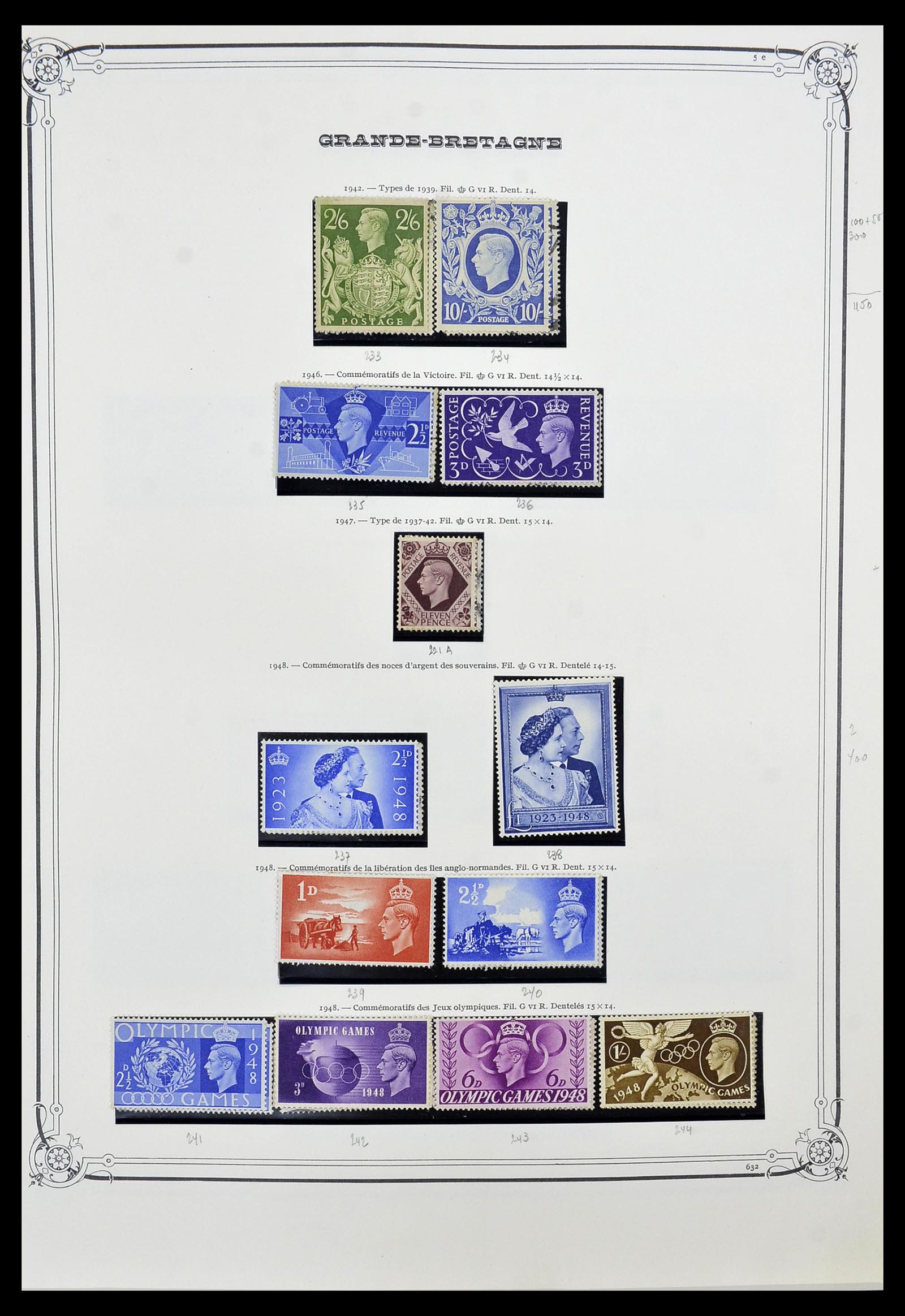 34535 010 - Postzegelverzameling 34535 Engeland en koloniën 1847-1991.