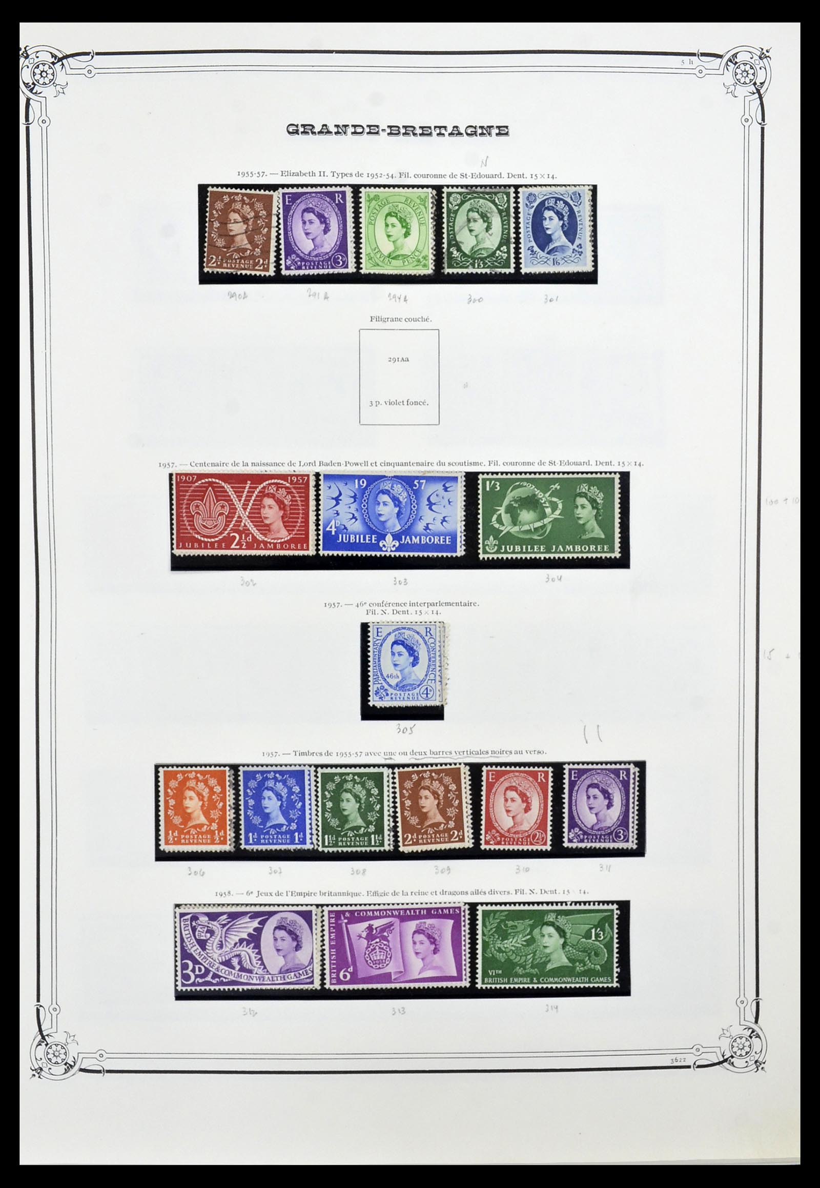 34535 013 - Postzegelverzameling 34535 Engeland en koloniën 1847-1991.