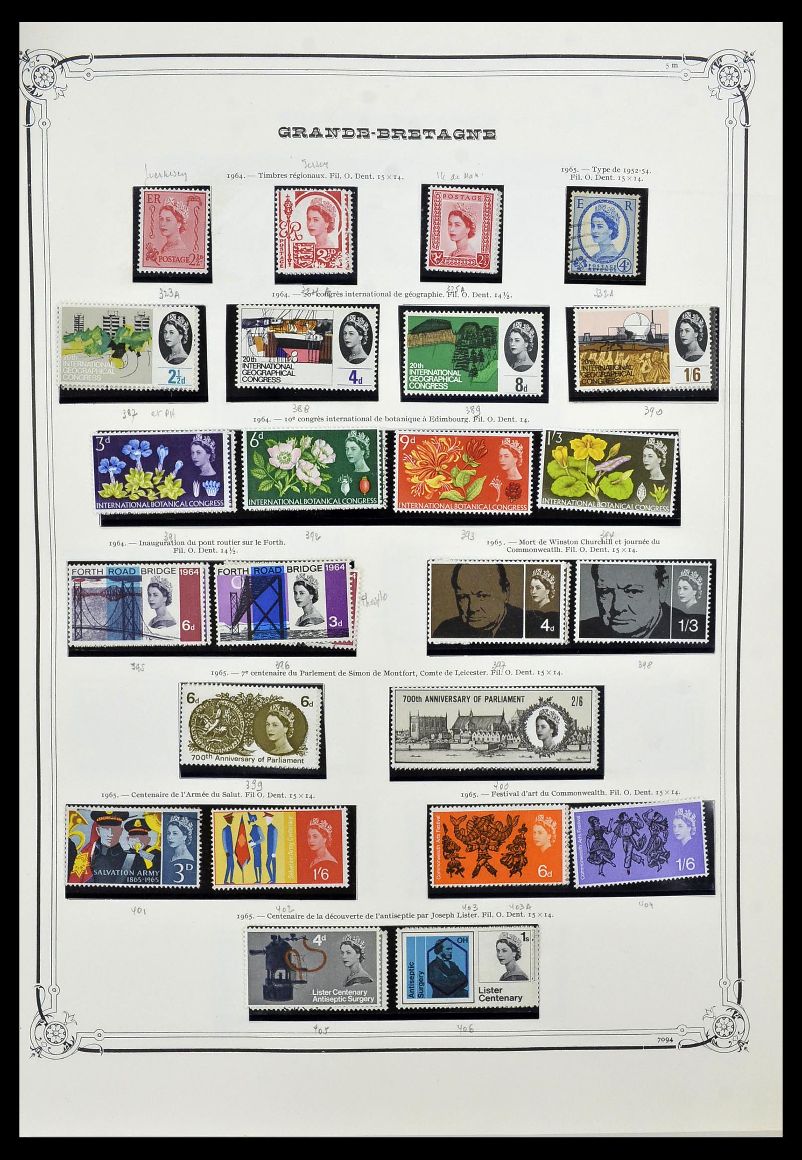 34535 018 - Postzegelverzameling 34535 Engeland en koloniën 1847-1991.