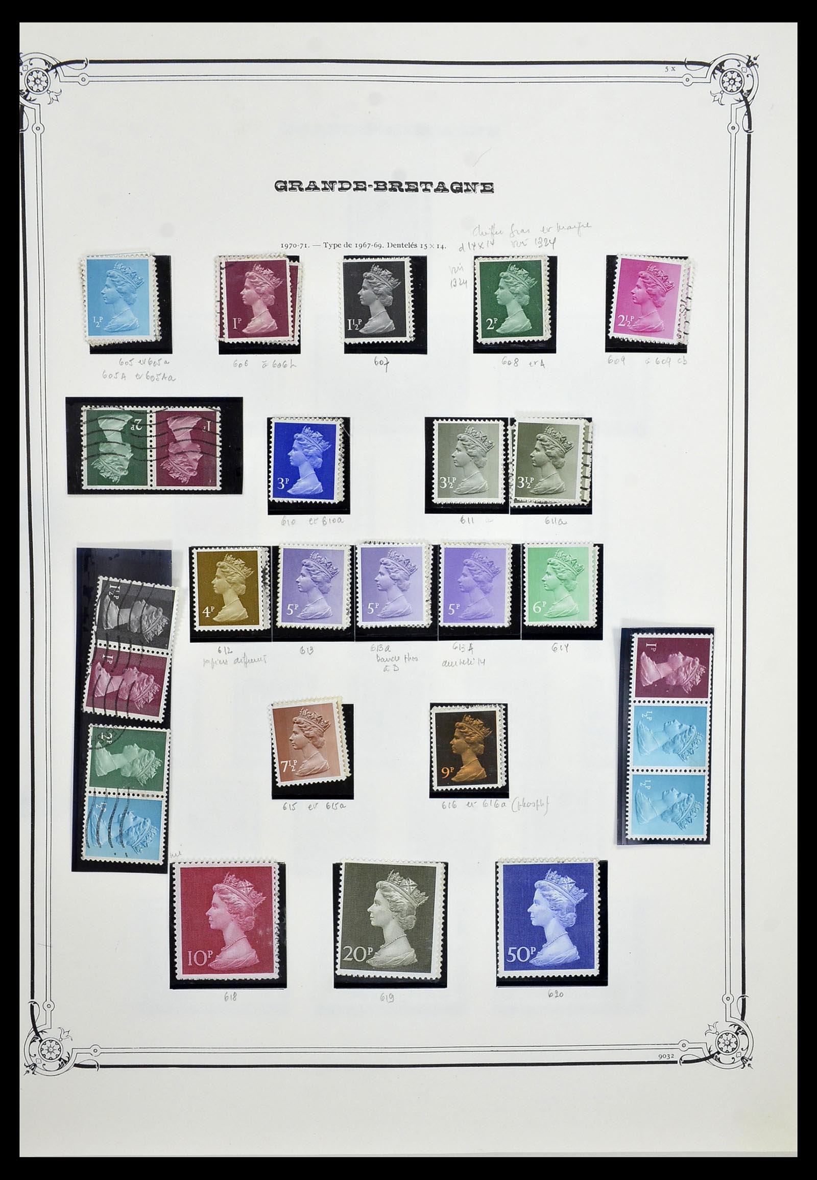 34535 029 - Postzegelverzameling 34535 Engeland en koloniën 1847-1991.