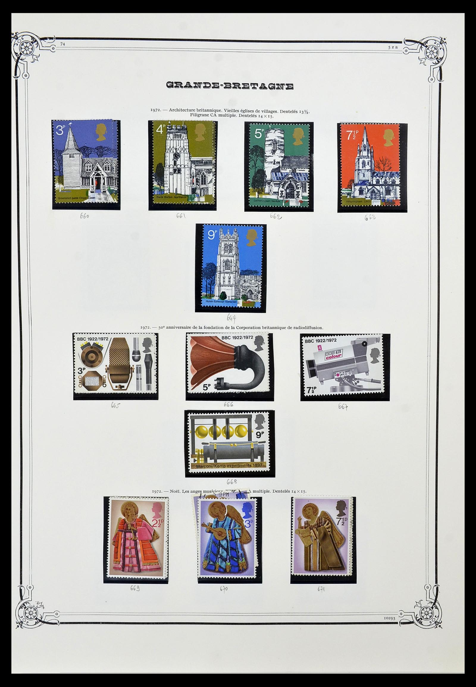 34535 032 - Postzegelverzameling 34535 Engeland en koloniën 1847-1991.