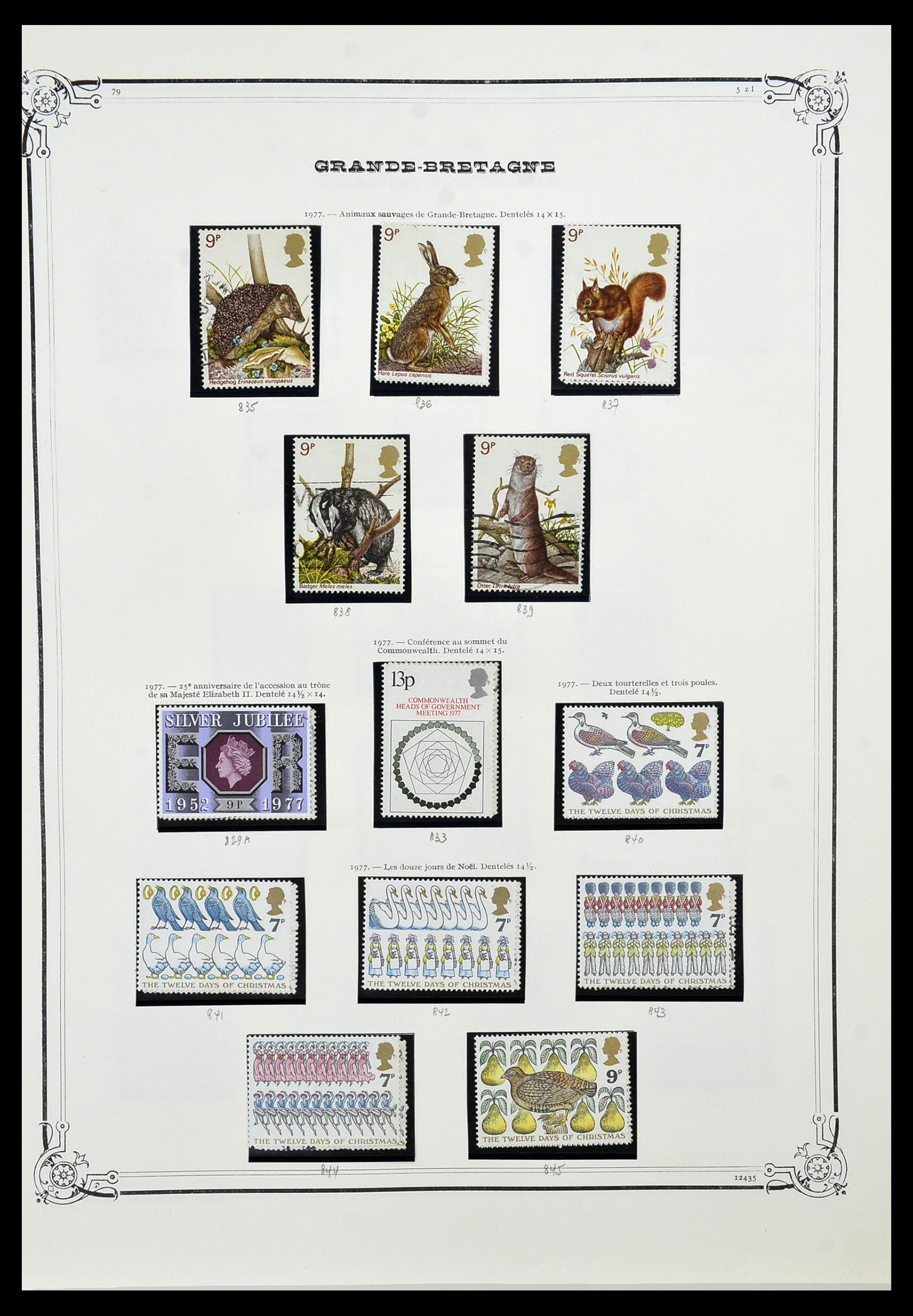 34535 042 - Postzegelverzameling 34535 Engeland en koloniën 1847-1991.