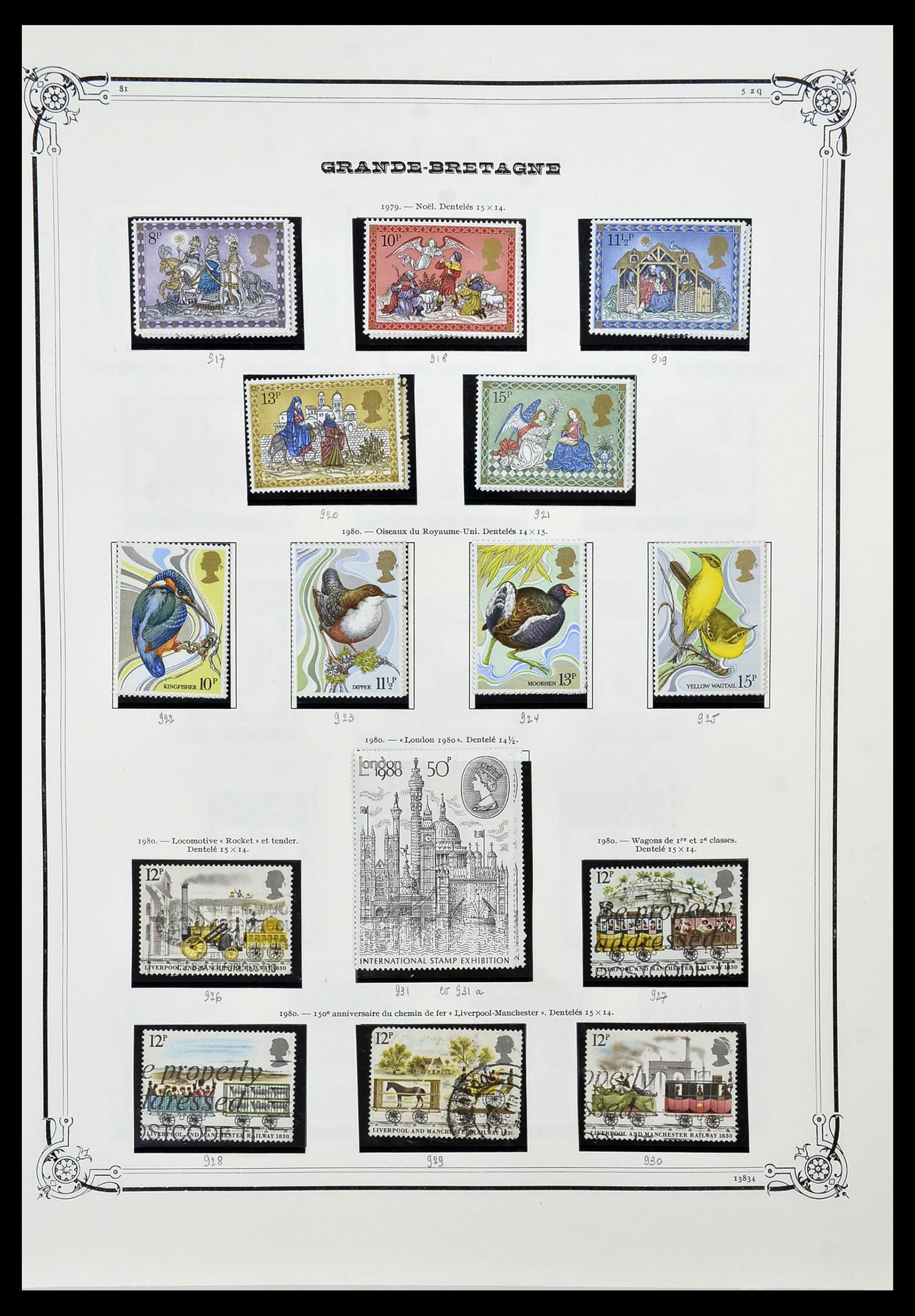 34535 047 - Postzegelverzameling 34535 Engeland en koloniën 1847-1991.