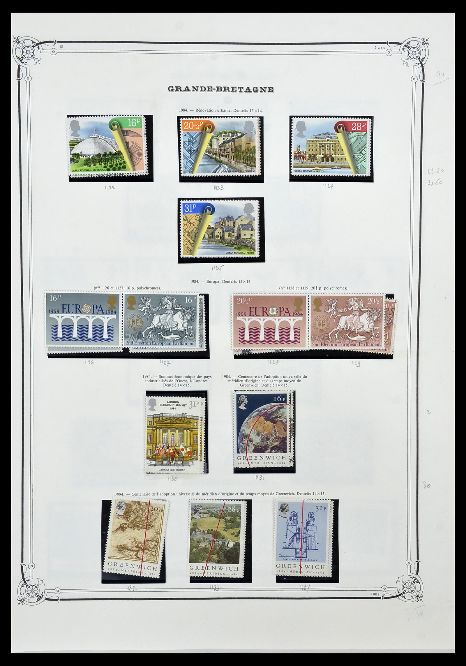 34535 059 - Postzegelverzameling 34535 Engeland en koloniën 1847-1991.