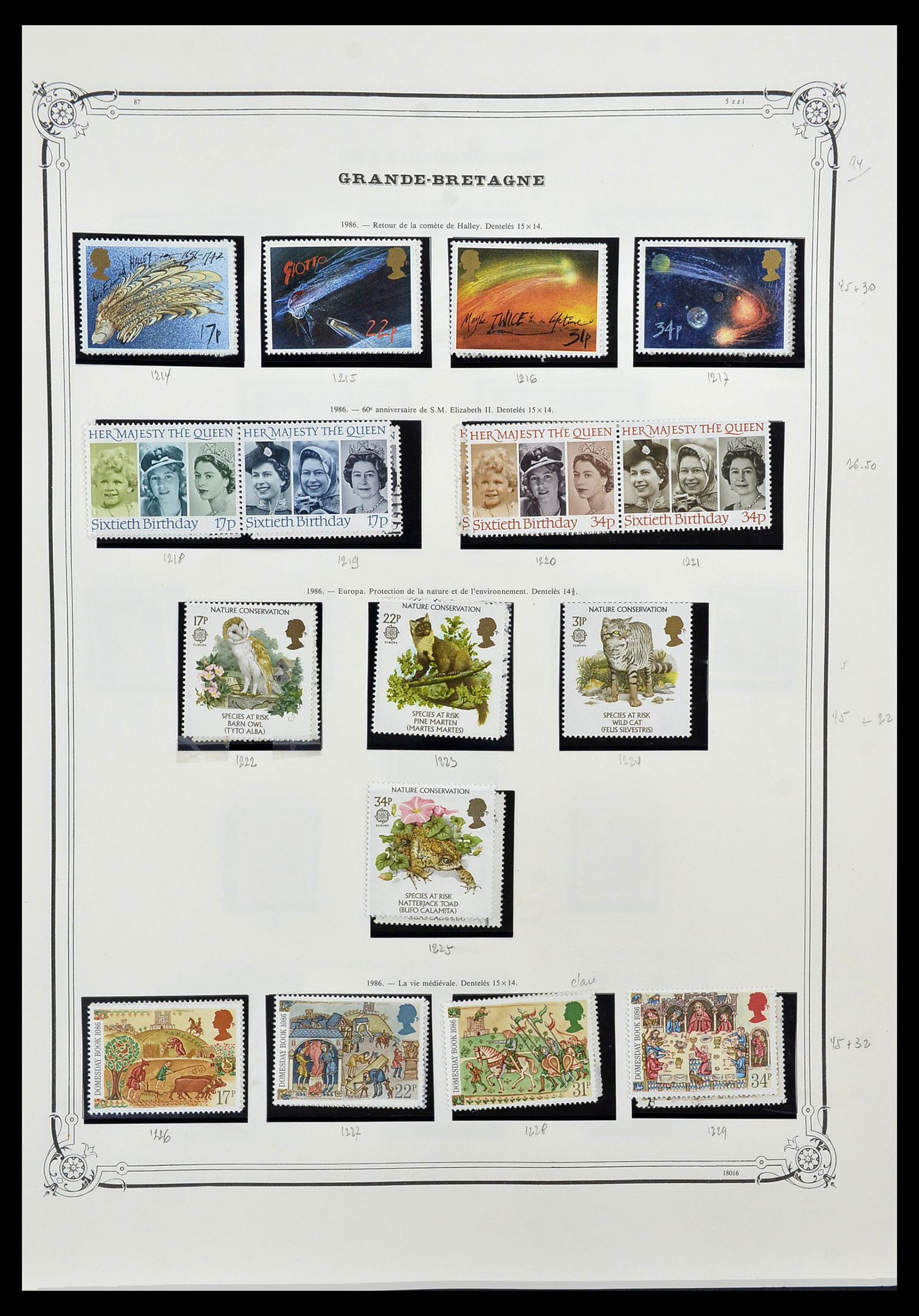 34535 065 - Postzegelverzameling 34535 Engeland en koloniën 1847-1991.