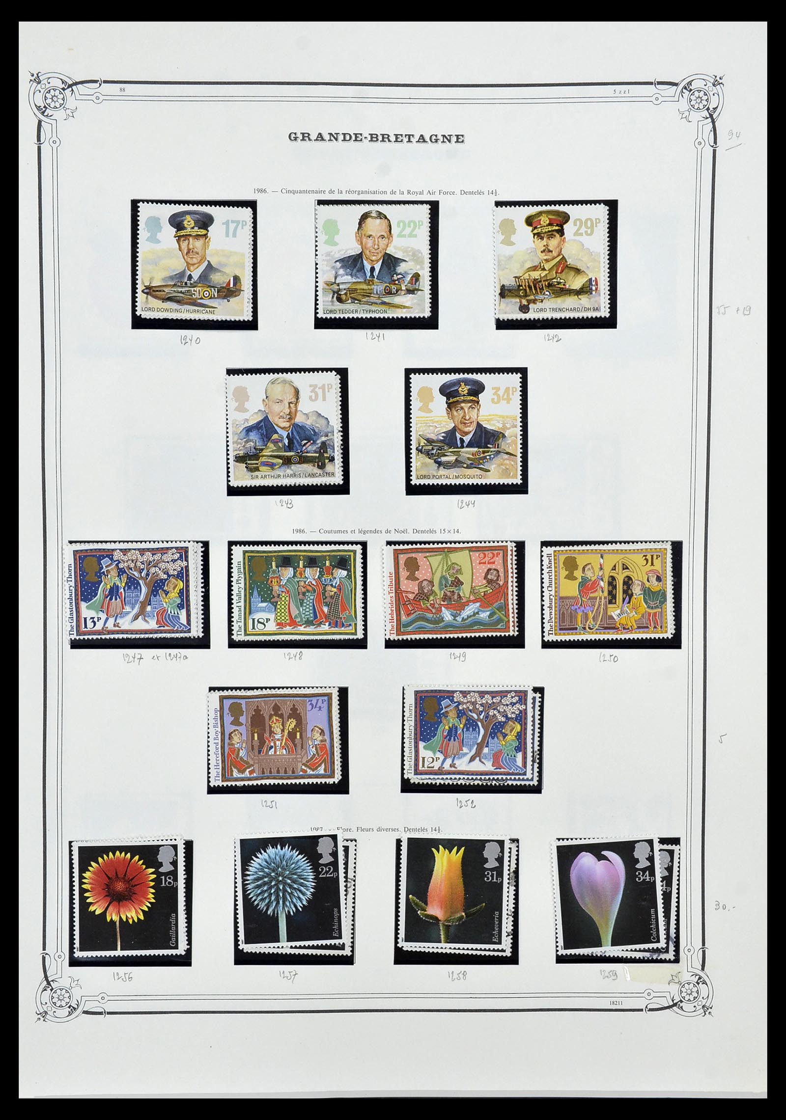 34535 067 - Postzegelverzameling 34535 Engeland en koloniën 1847-1991.