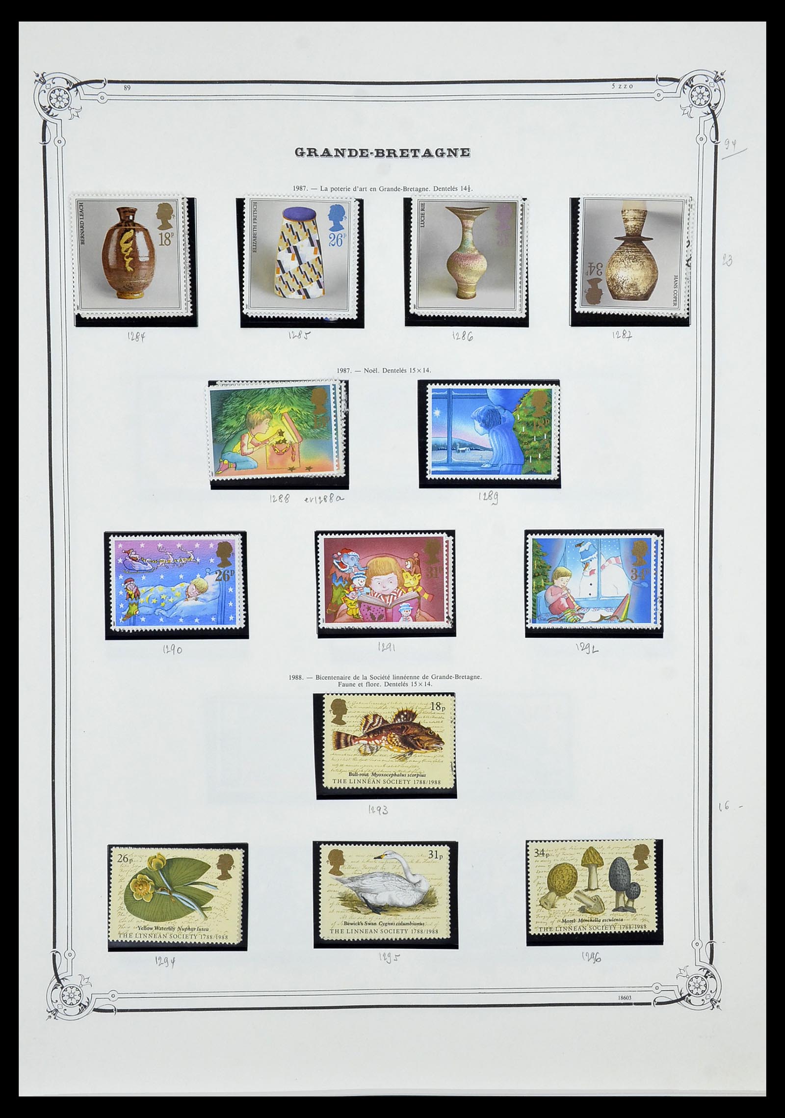 34535 070 - Postzegelverzameling 34535 Engeland en koloniën 1847-1991.
