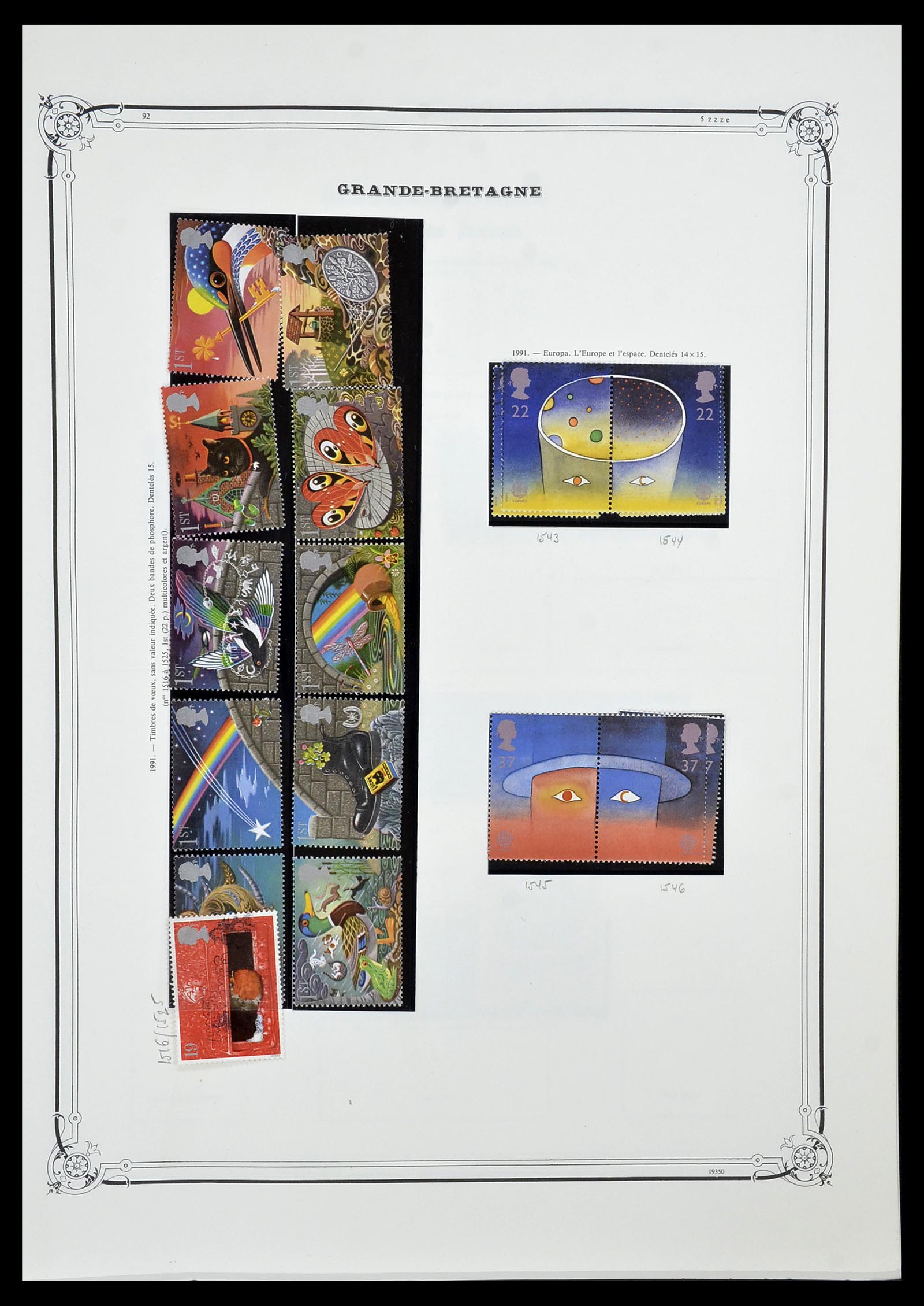 34535 085 - Postzegelverzameling 34535 Engeland en koloniën 1847-1991.