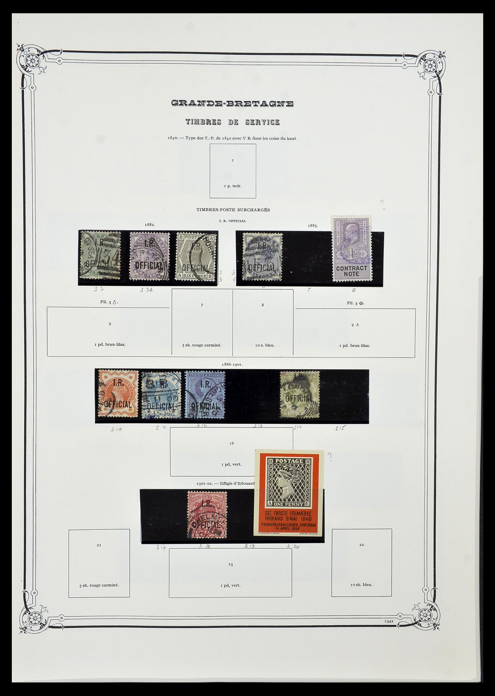 34535 086 - Postzegelverzameling 34535 Engeland en koloniën 1847-1991.