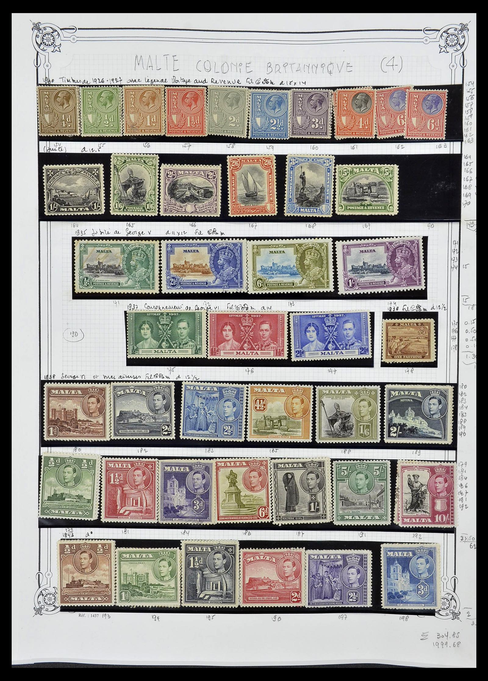34535 324 - Postzegelverzameling 34535 Engeland en koloniën 1847-1991.