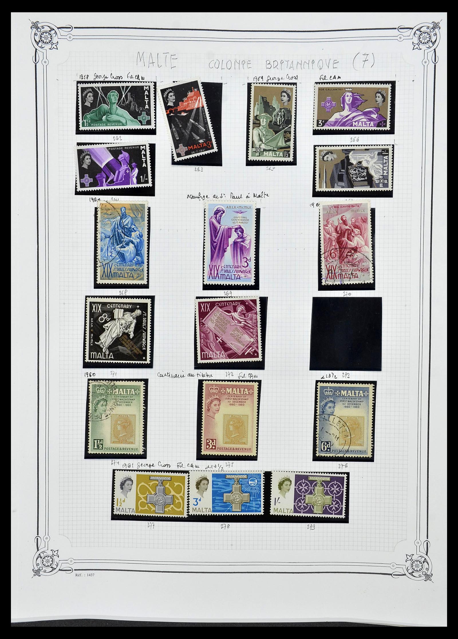 34535 327 - Postzegelverzameling 34535 Engeland en koloniën 1847-1991.