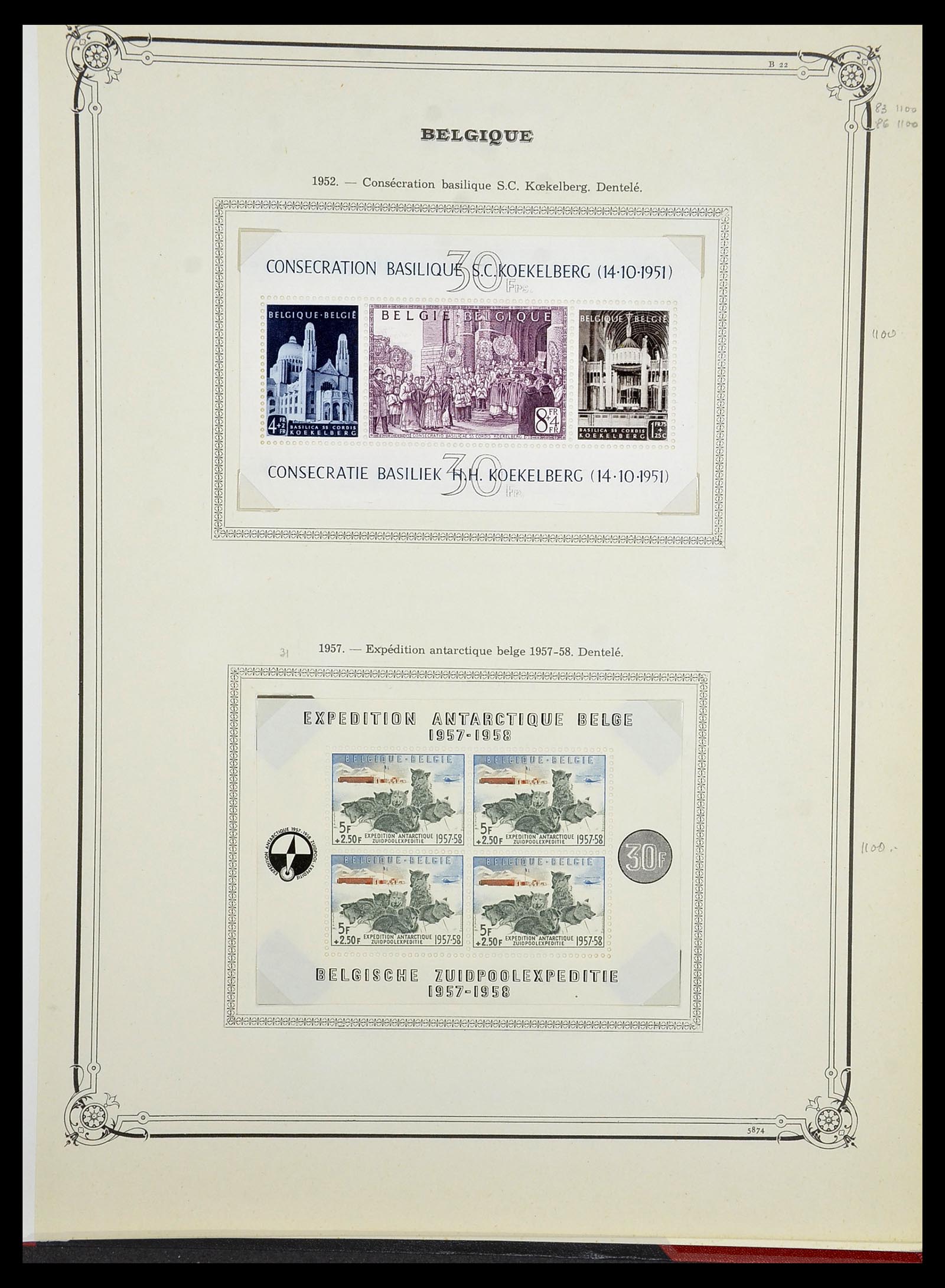 34535 342 - Postzegelverzameling 34535 Engeland en koloniën 1847-1991.