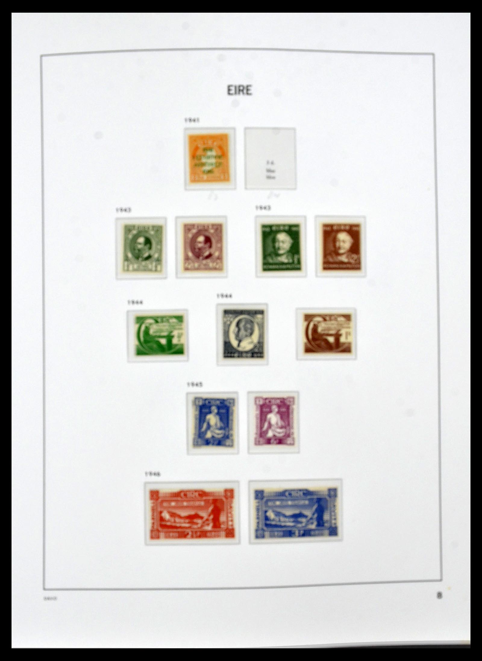 34536 008 - Postzegelverzameling 34536 Ierland 1922-2001.
