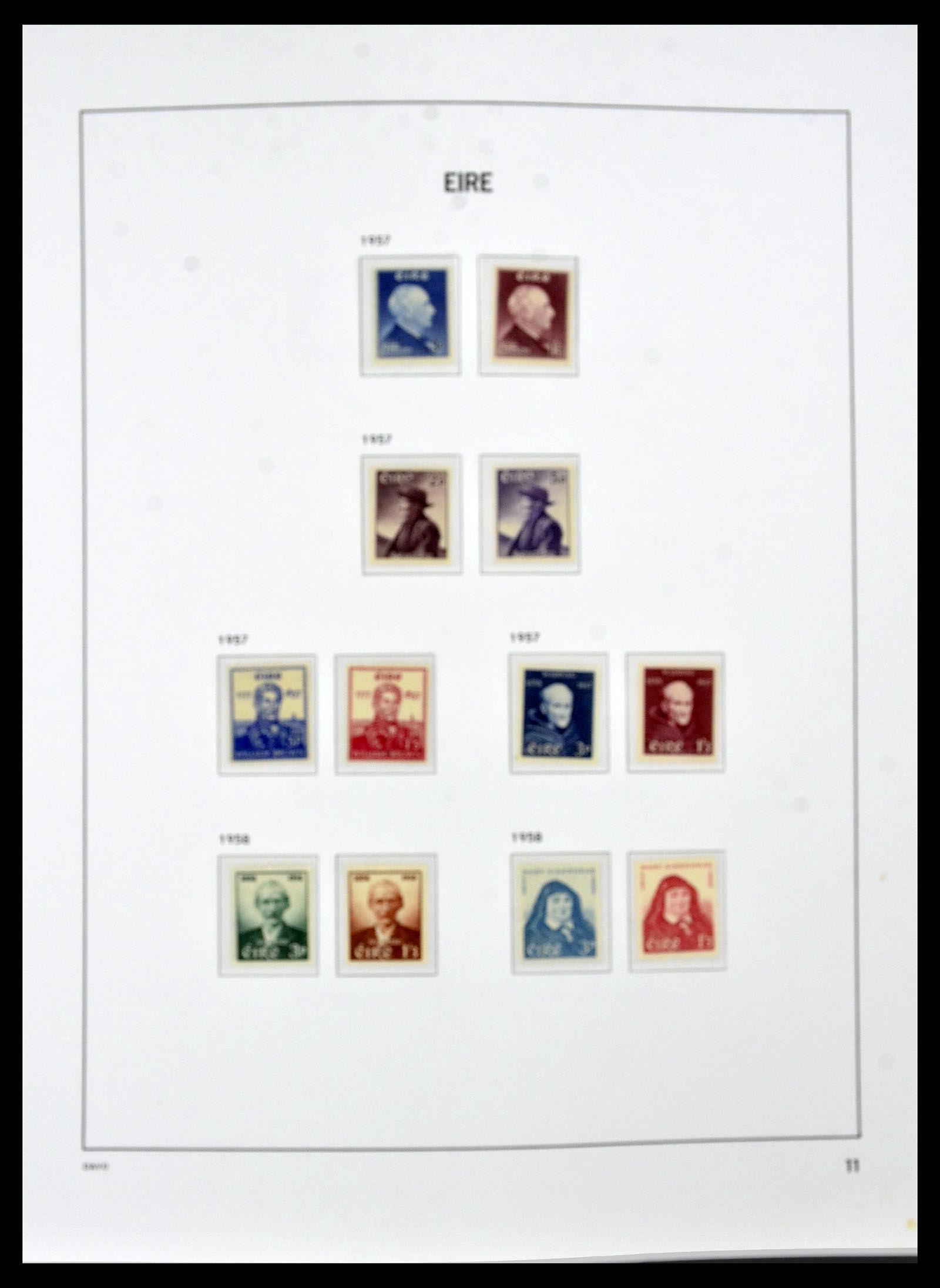 34536 011 - Postzegelverzameling 34536 Ierland 1922-2001.