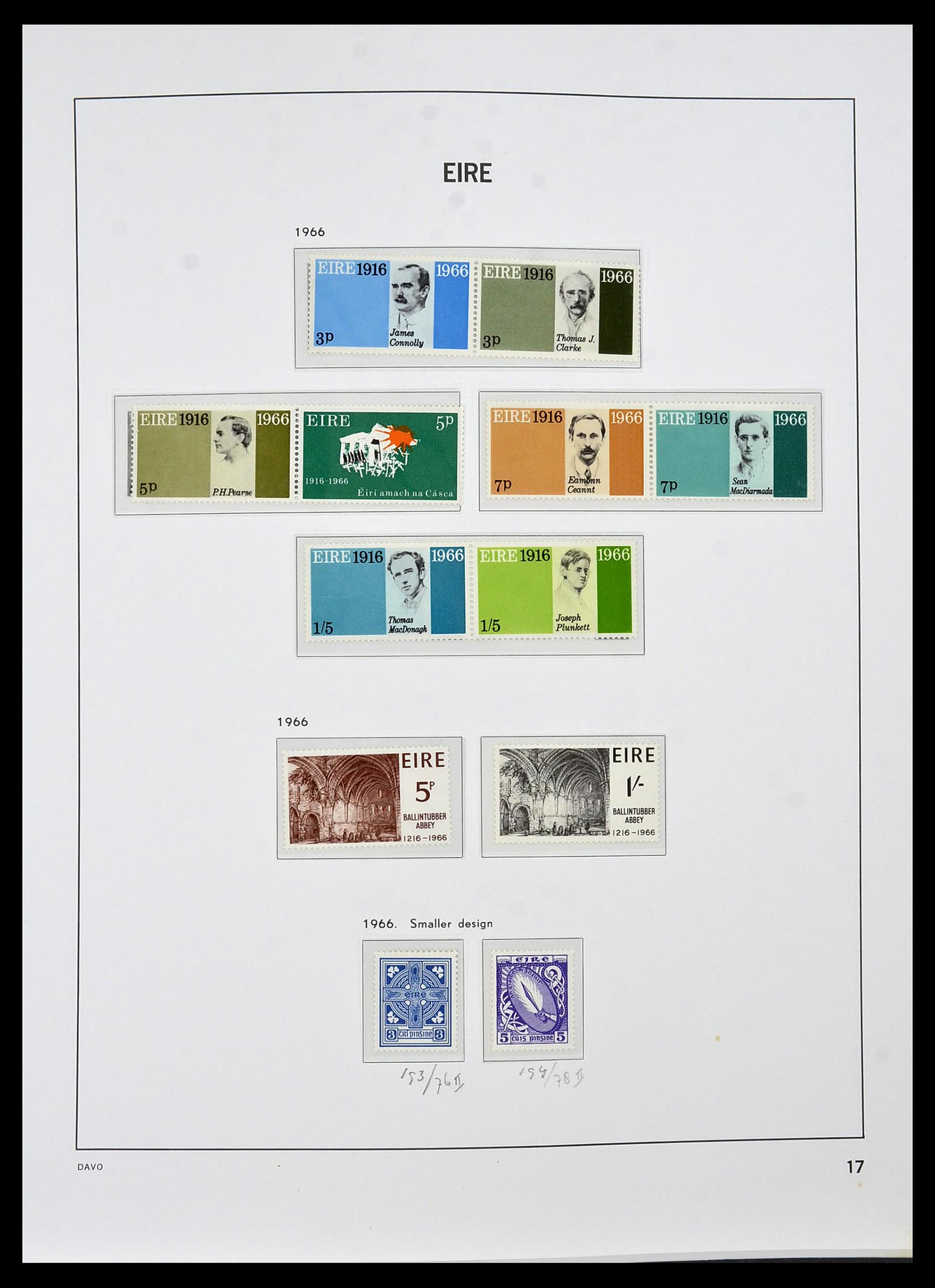 34536 017 - Postzegelverzameling 34536 Ierland 1922-2001.
