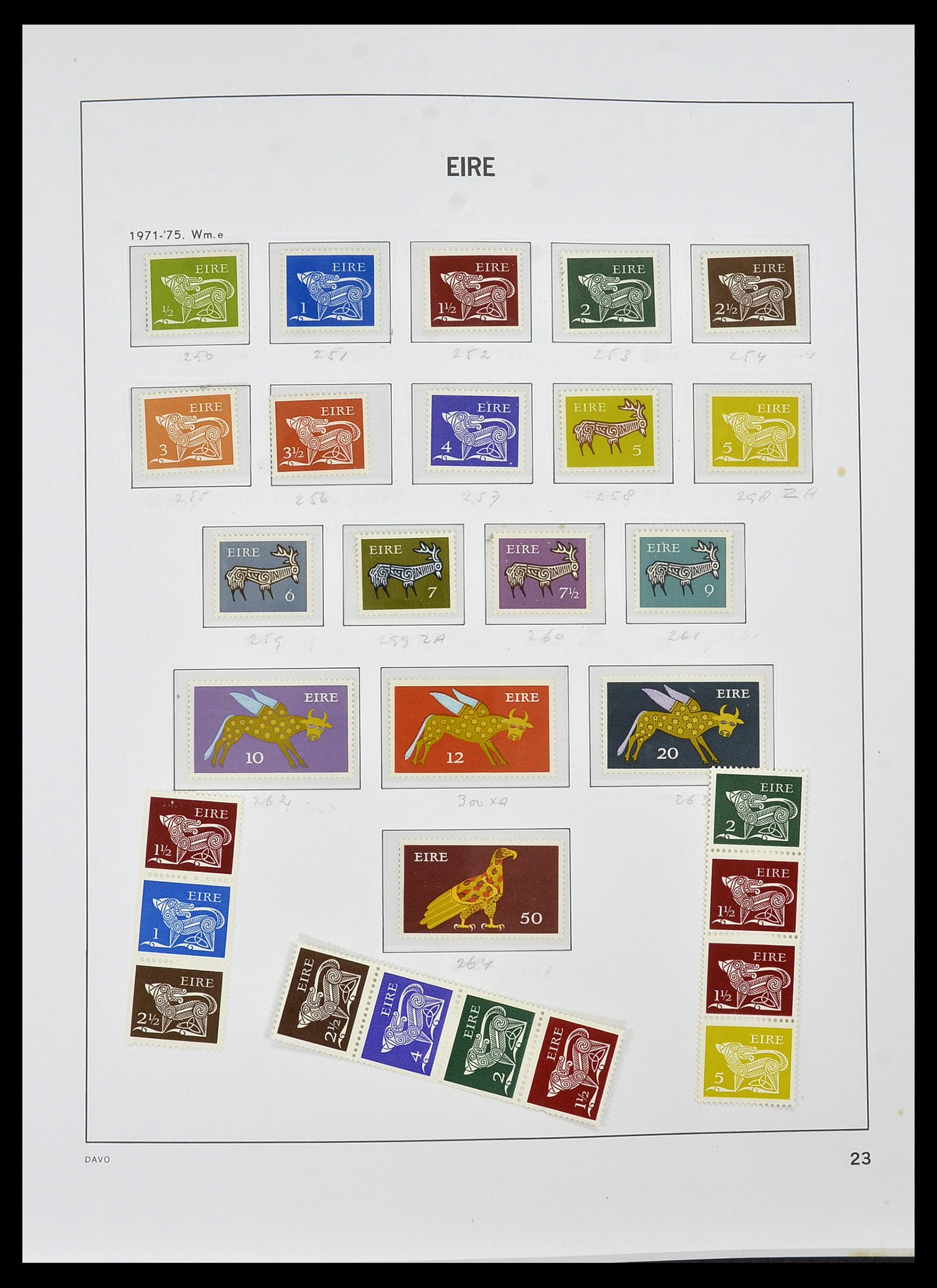 34536 023 - Postzegelverzameling 34536 Ierland 1922-2001.