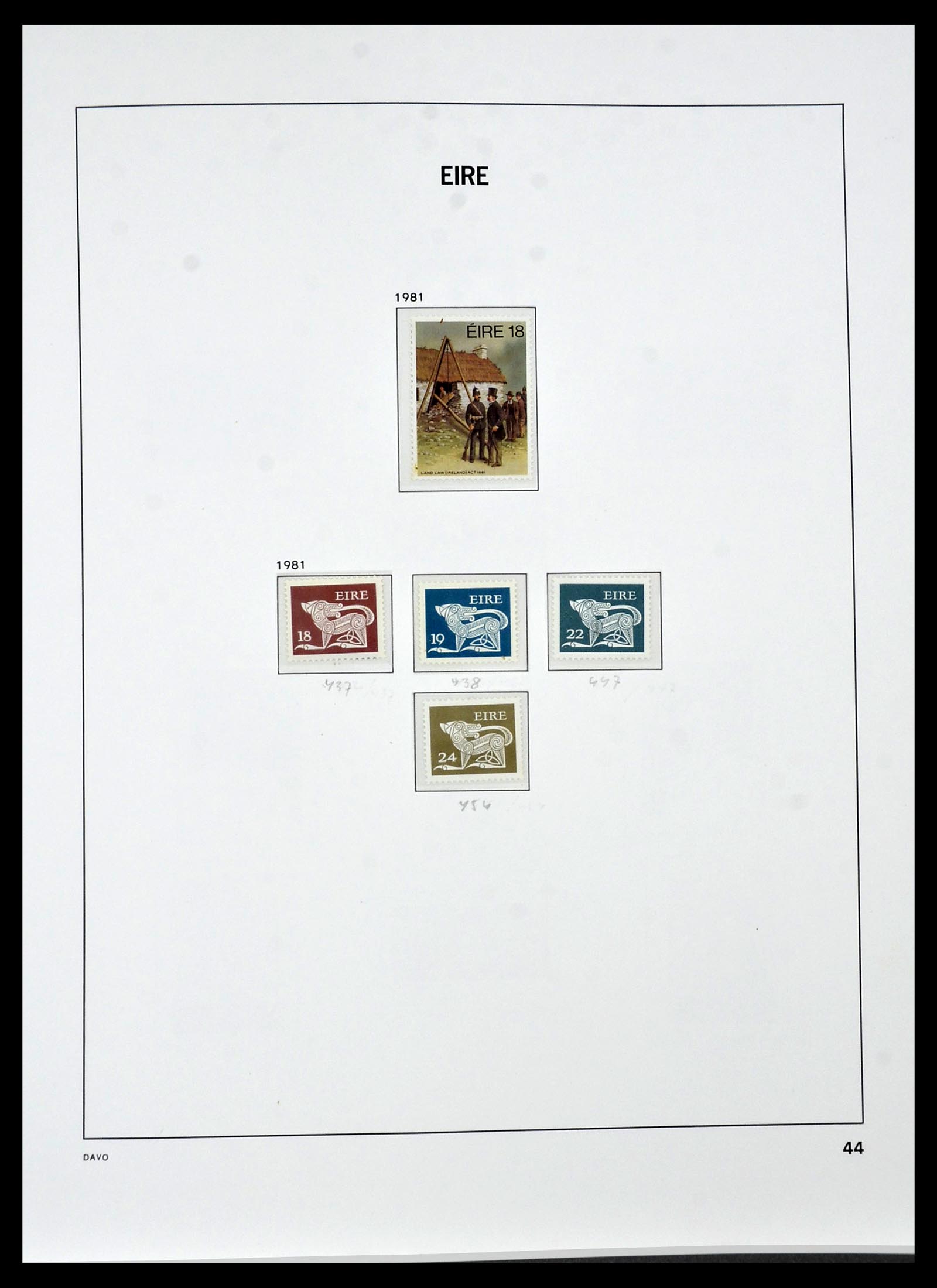 34536 043 - Postzegelverzameling 34536 Ierland 1922-2001.