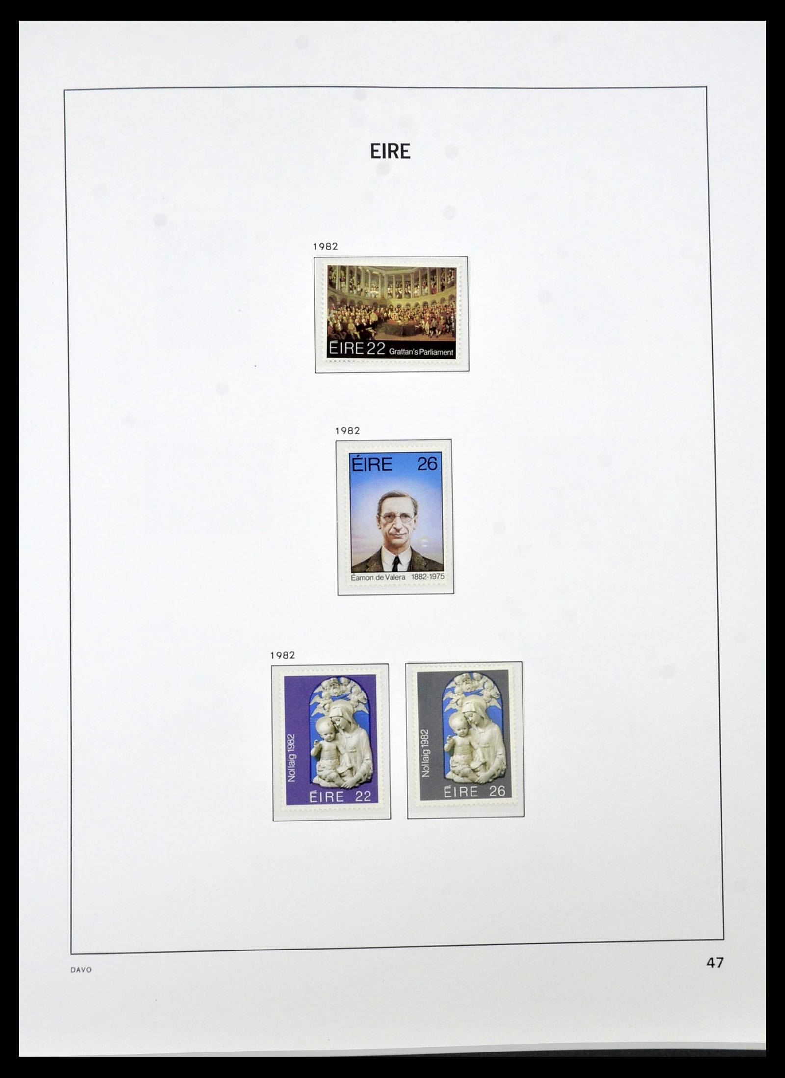 34536 046 - Postzegelverzameling 34536 Ierland 1922-2001.