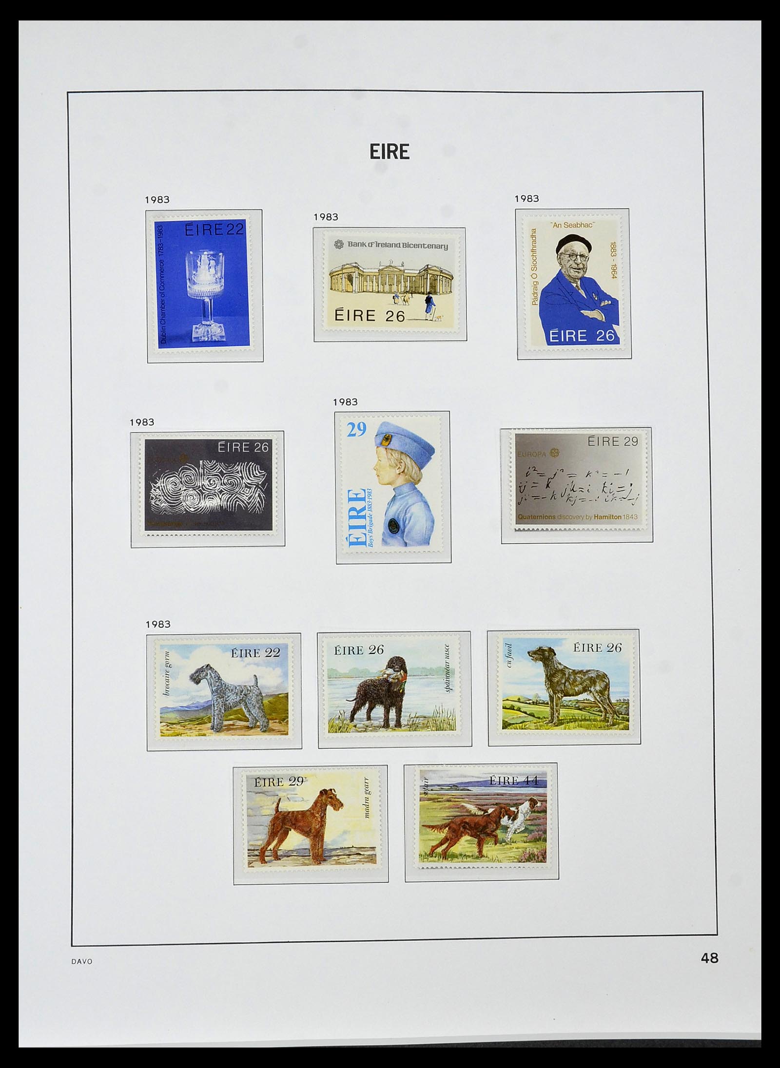 34536 047 - Postzegelverzameling 34536 Ierland 1922-2001.