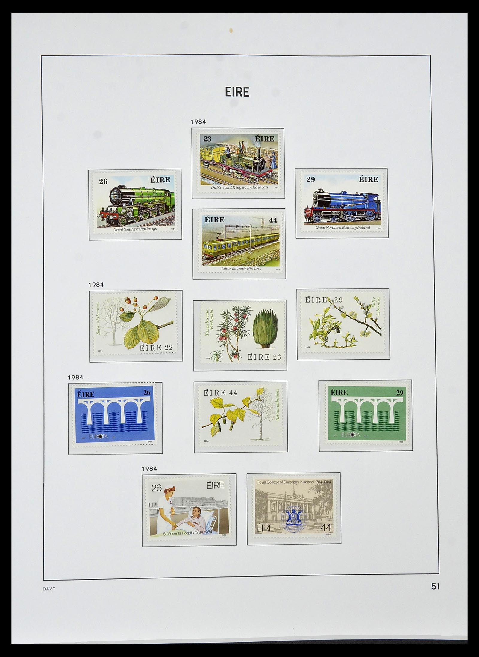 34536 050 - Postzegelverzameling 34536 Ierland 1922-2001.