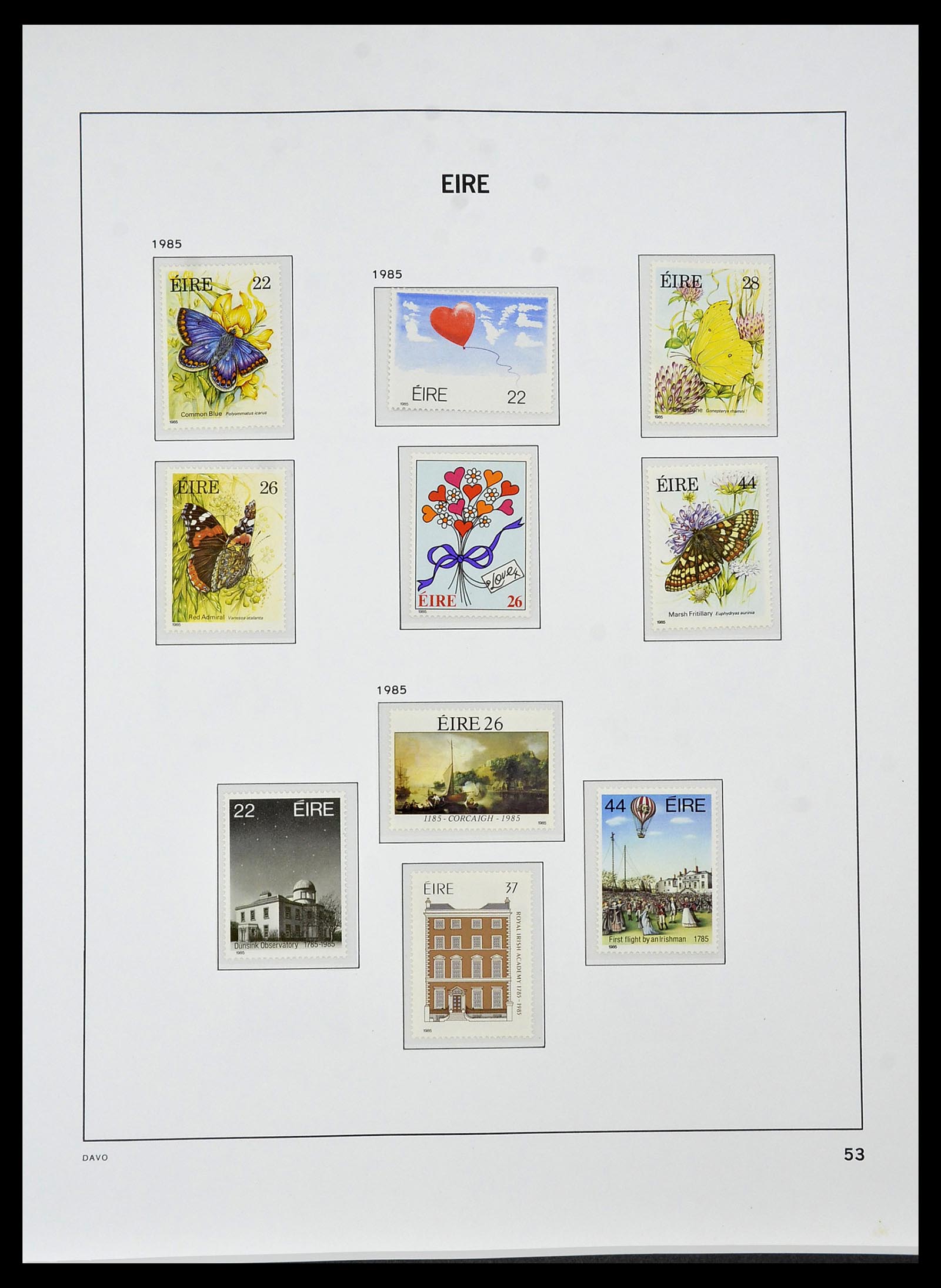34536 052 - Postzegelverzameling 34536 Ierland 1922-2001.