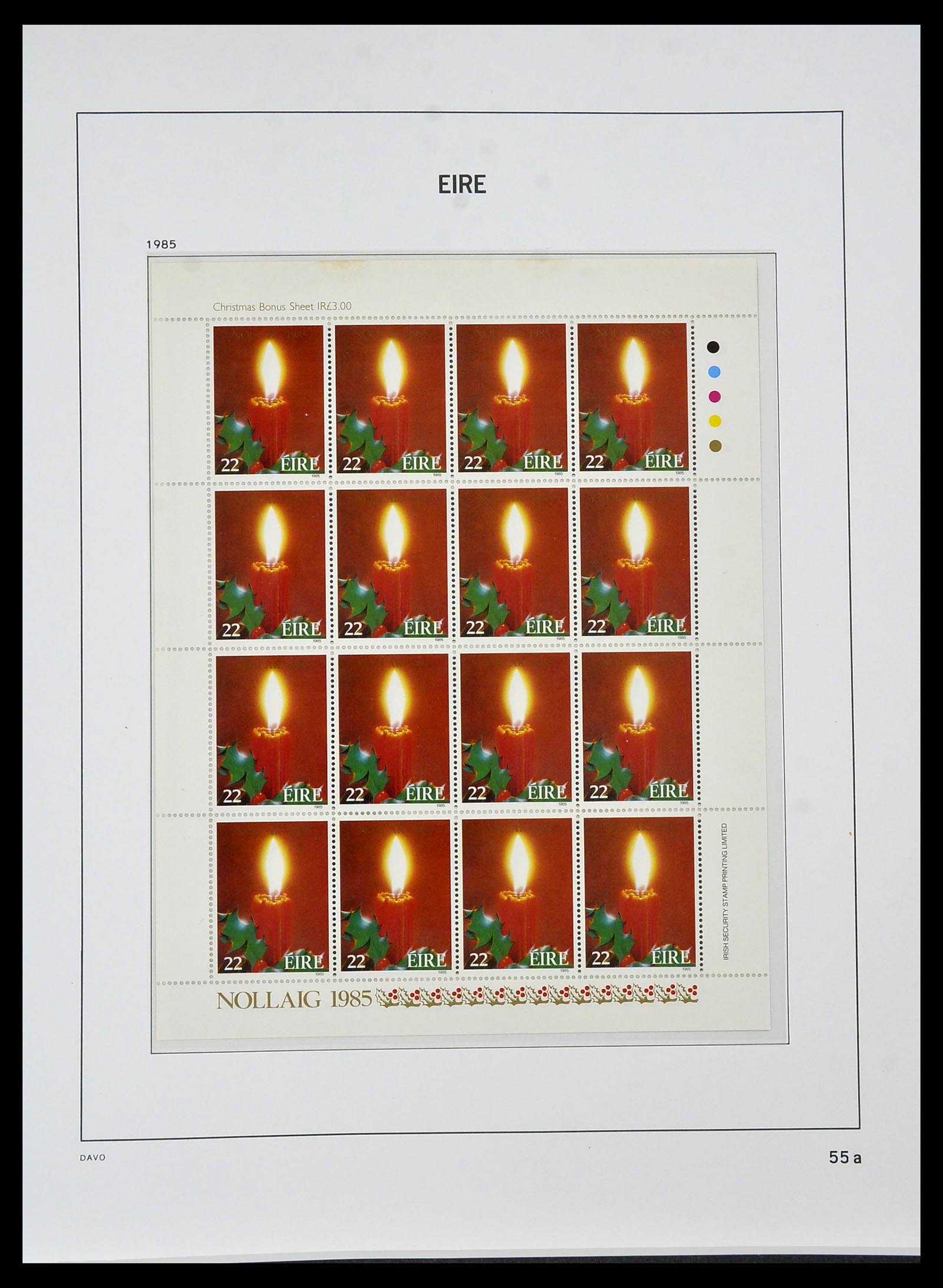 34536 055 - Postzegelverzameling 34536 Ierland 1922-2001.