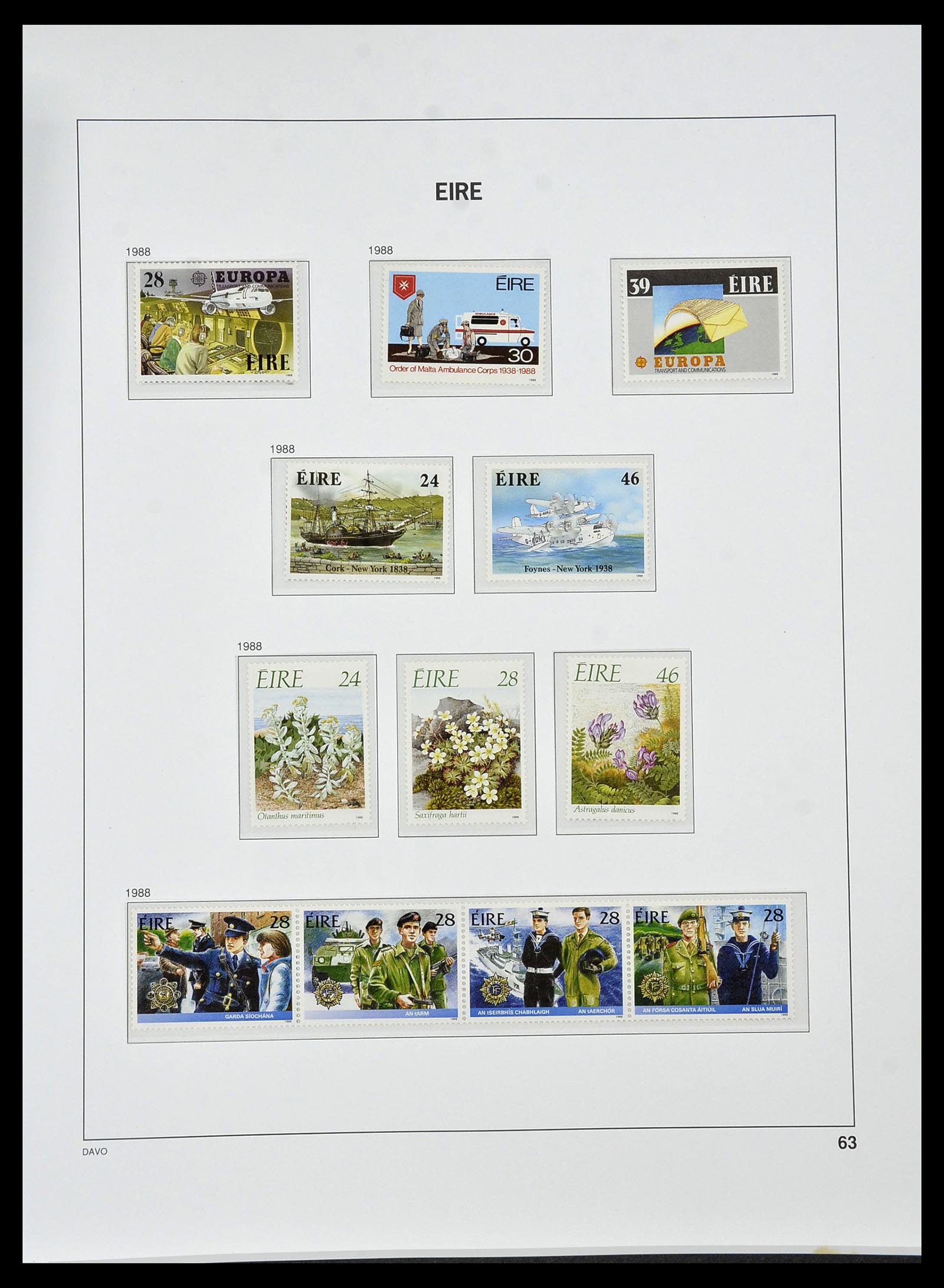 34536 064 - Postzegelverzameling 34536 Ierland 1922-2001.