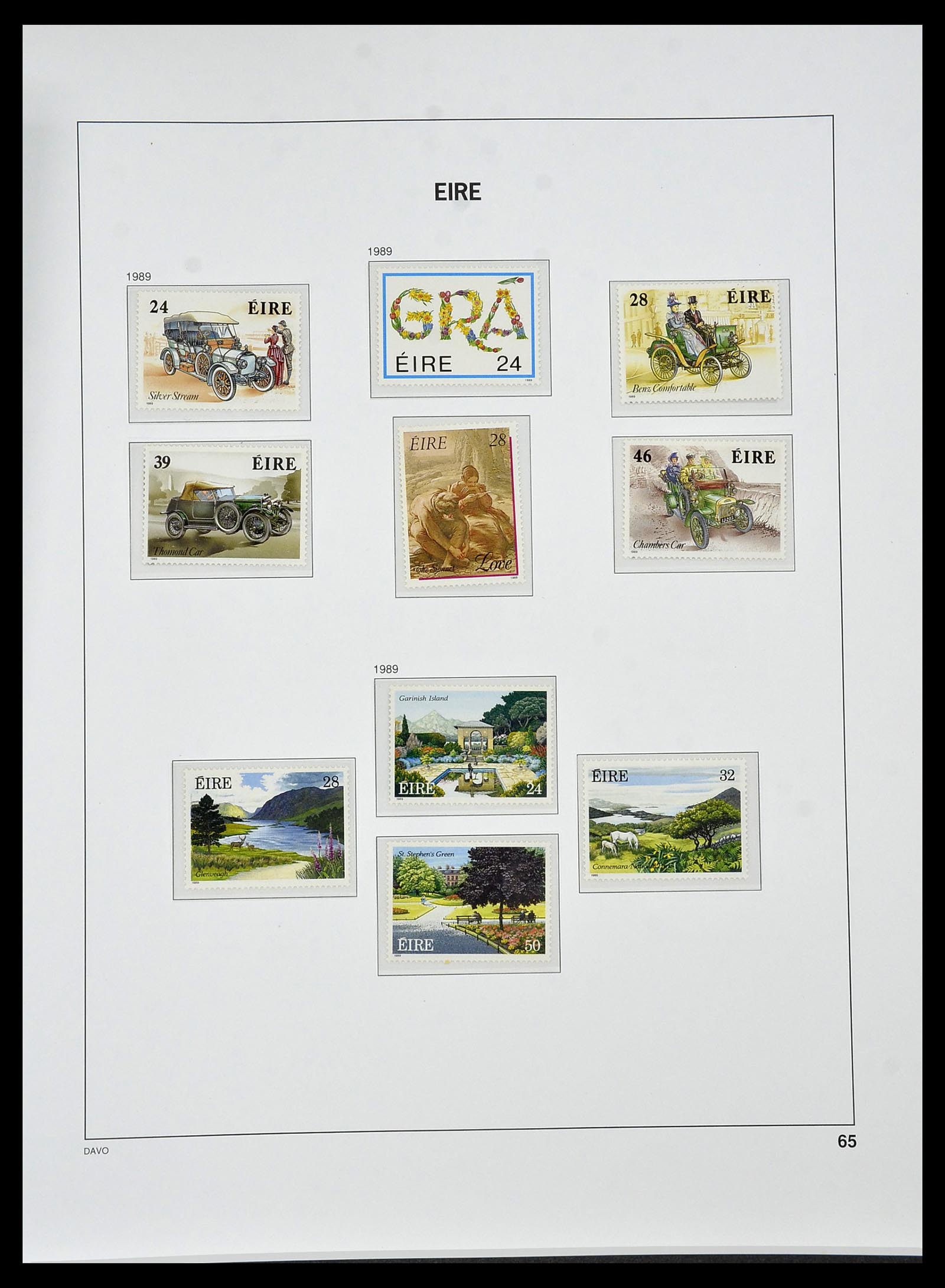 34536 066 - Postzegelverzameling 34536 Ierland 1922-2001.
