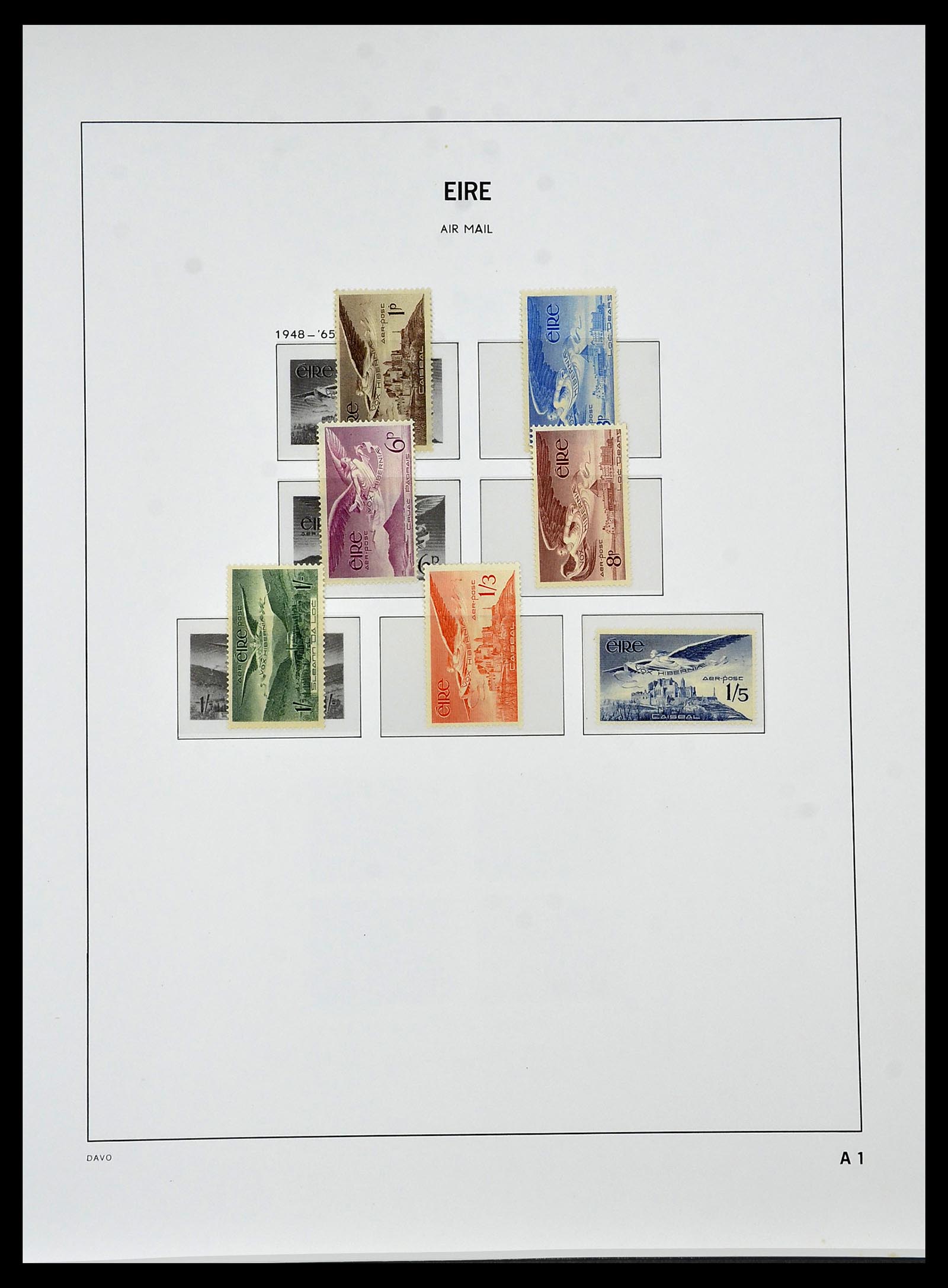 34536 070 - Postzegelverzameling 34536 Ierland 1922-2001.