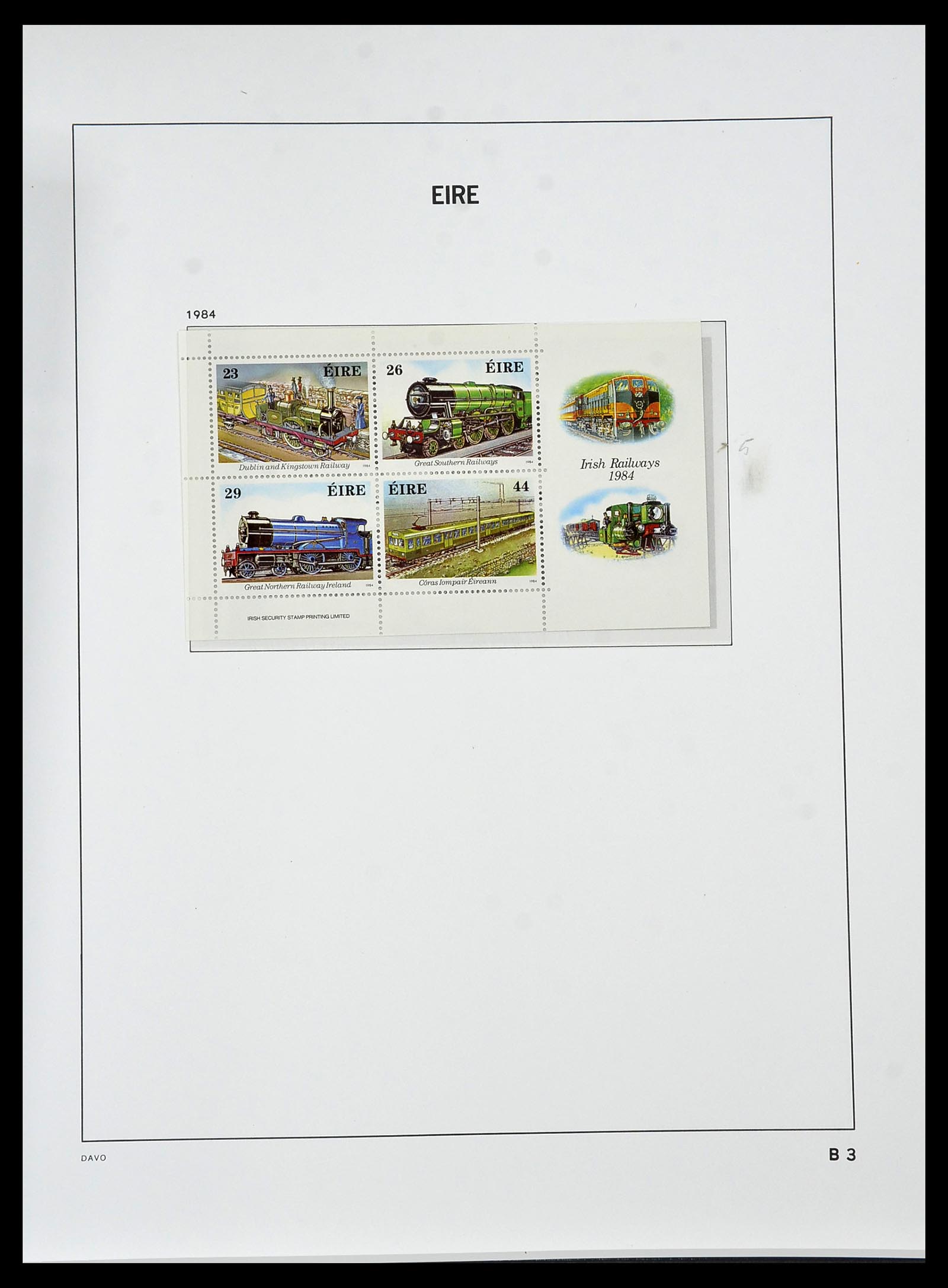 34536 072 - Postzegelverzameling 34536 Ierland 1922-2001.