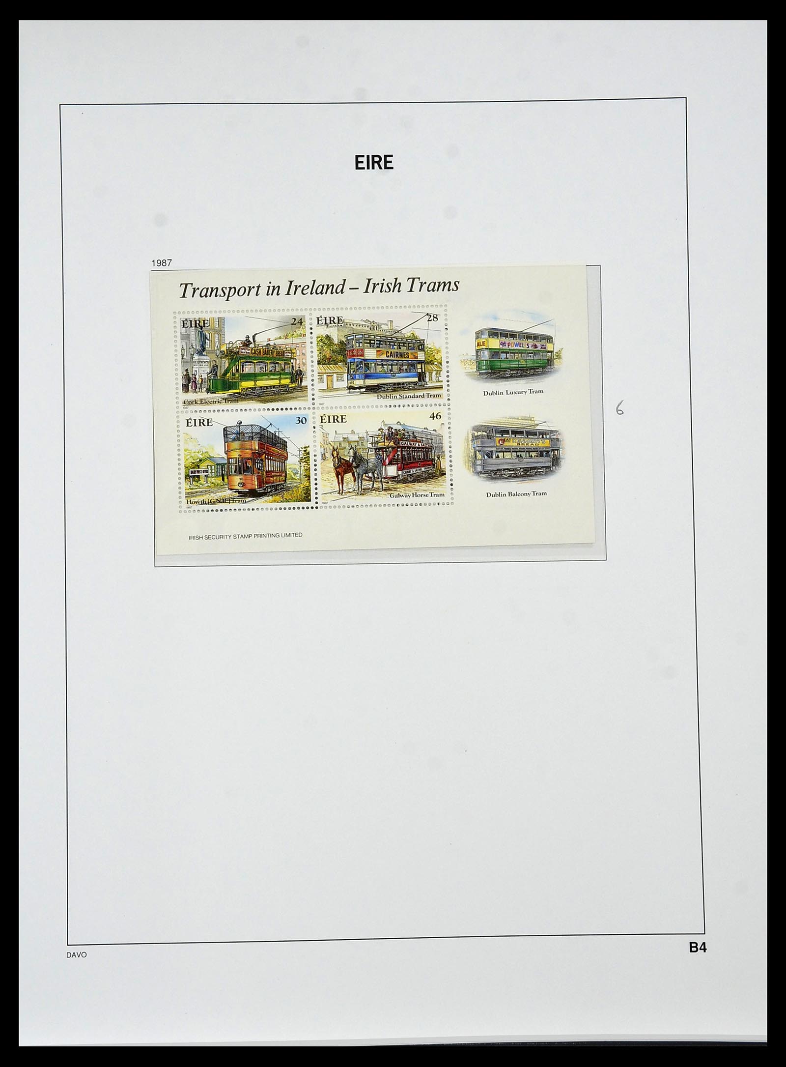 34536 073 - Postzegelverzameling 34536 Ierland 1922-2001.