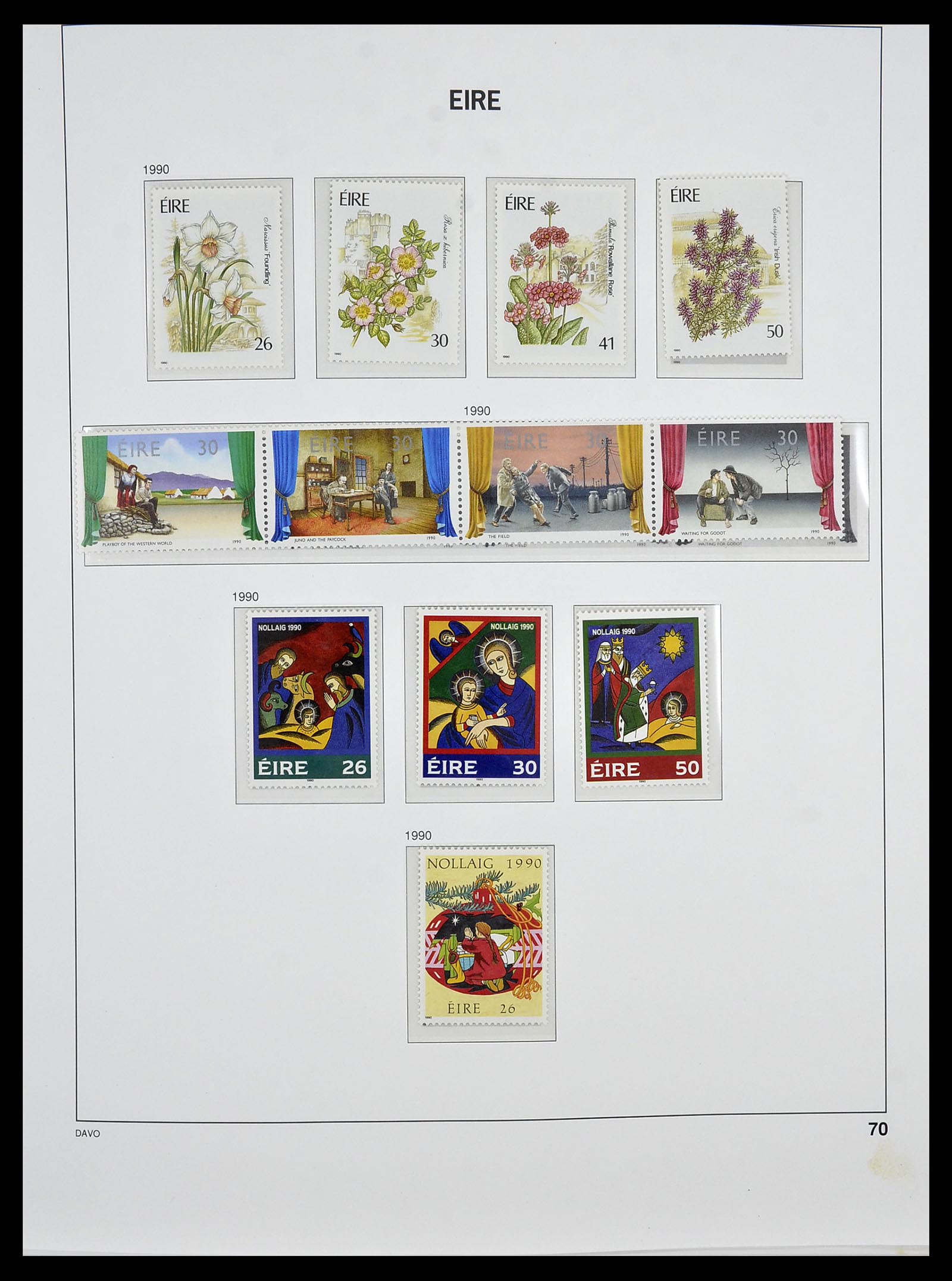 34536 081 - Postzegelverzameling 34536 Ierland 1922-2001.