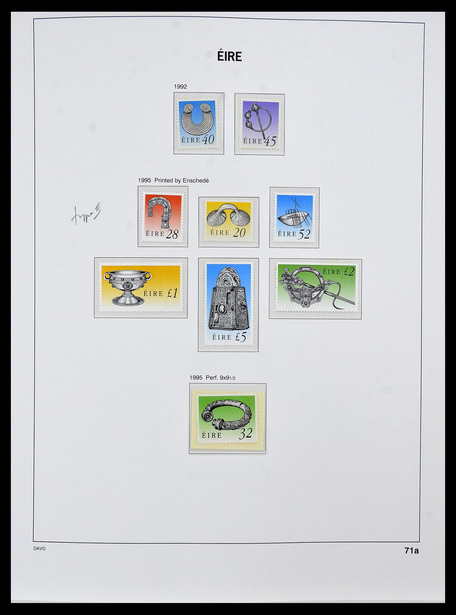 34536 083 - Postzegelverzameling 34536 Ierland 1922-2001.