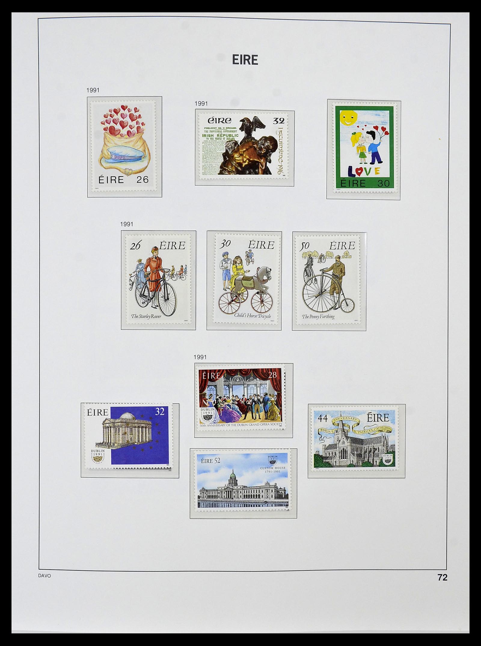 34536 084 - Postzegelverzameling 34536 Ierland 1922-2001.