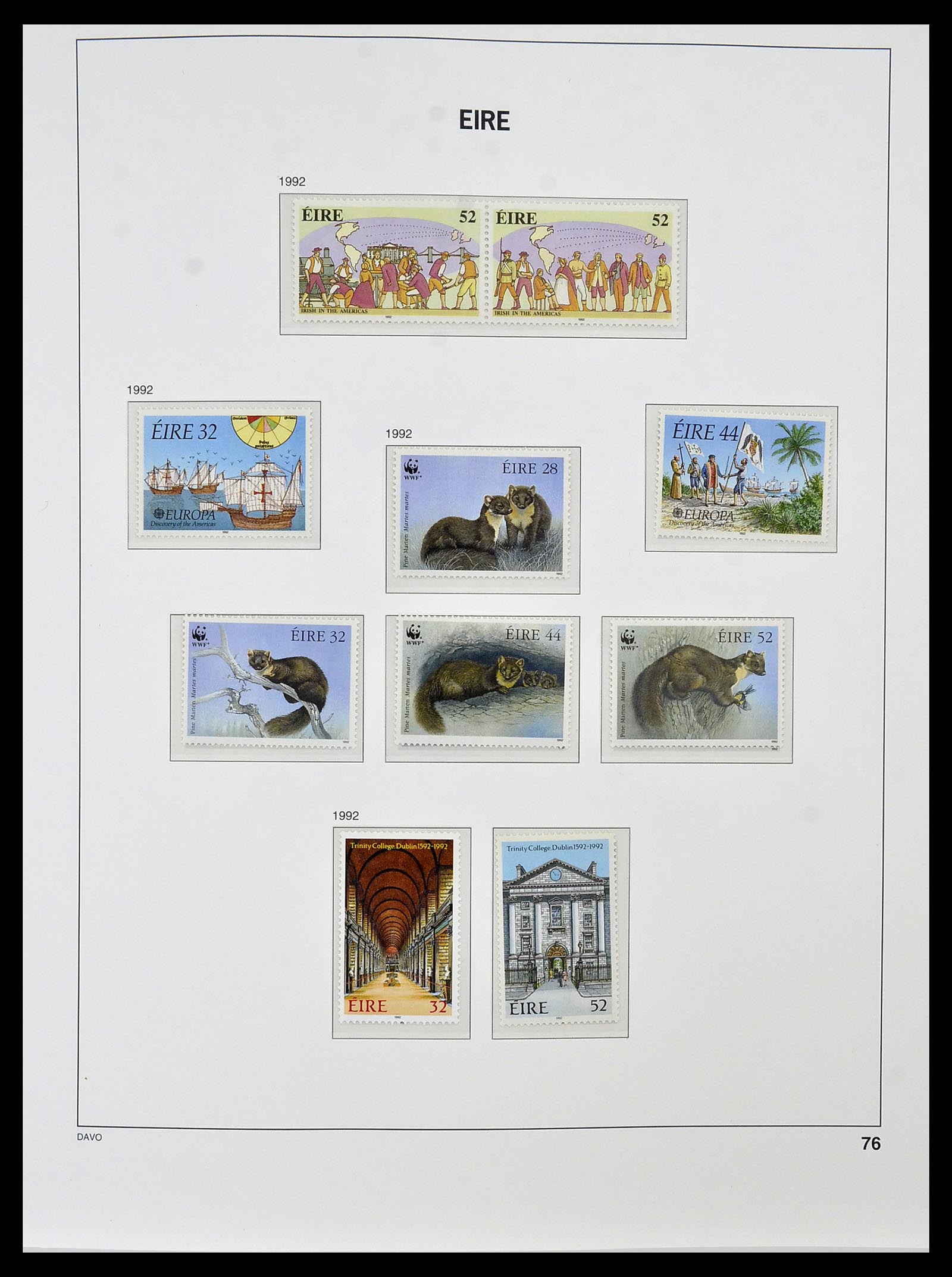 34536 088 - Postzegelverzameling 34536 Ierland 1922-2001.