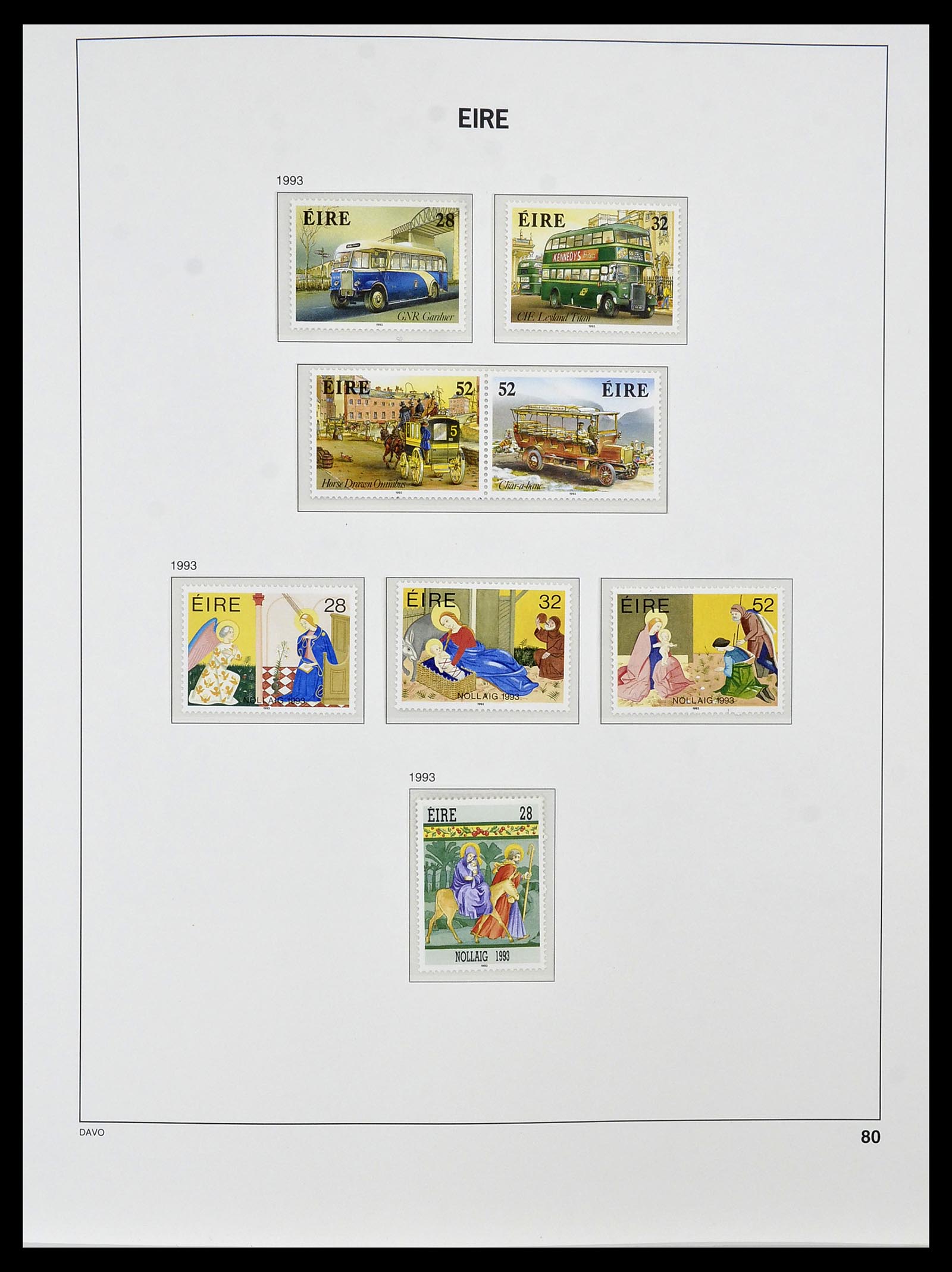 34536 092 - Postzegelverzameling 34536 Ierland 1922-2001.