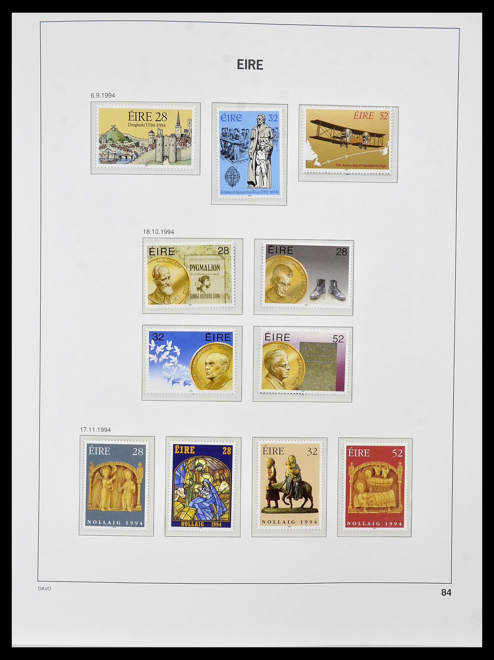 34536 097 - Postzegelverzameling 34536 Ierland 1922-2001.