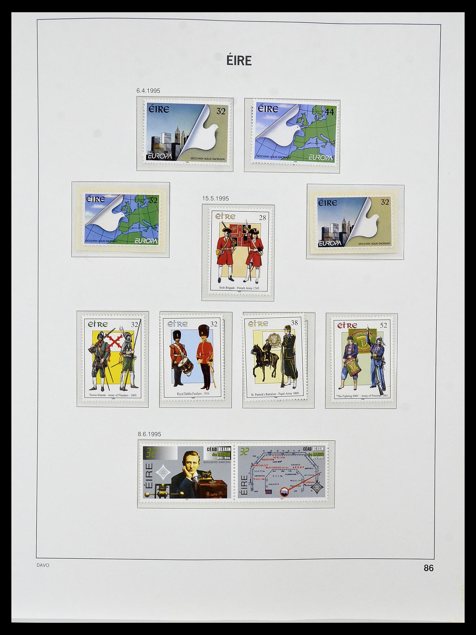 34536 099 - Postzegelverzameling 34536 Ierland 1922-2001.