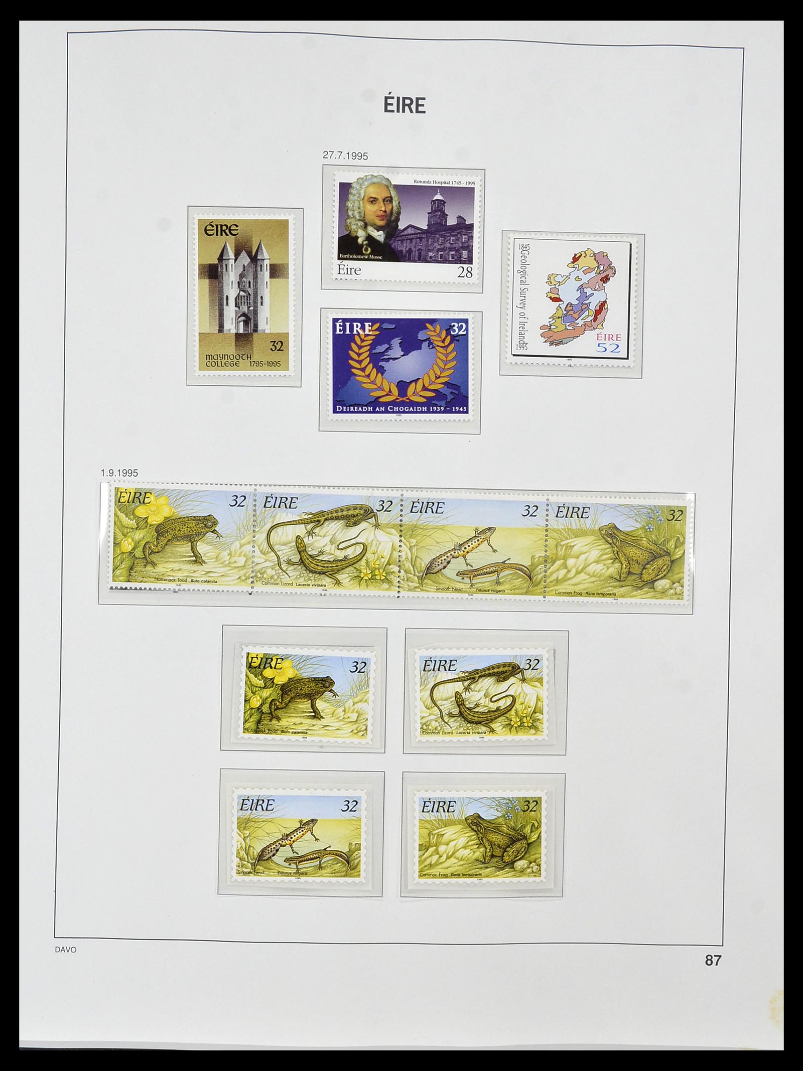34536 100 - Postzegelverzameling 34536 Ierland 1922-2001.
