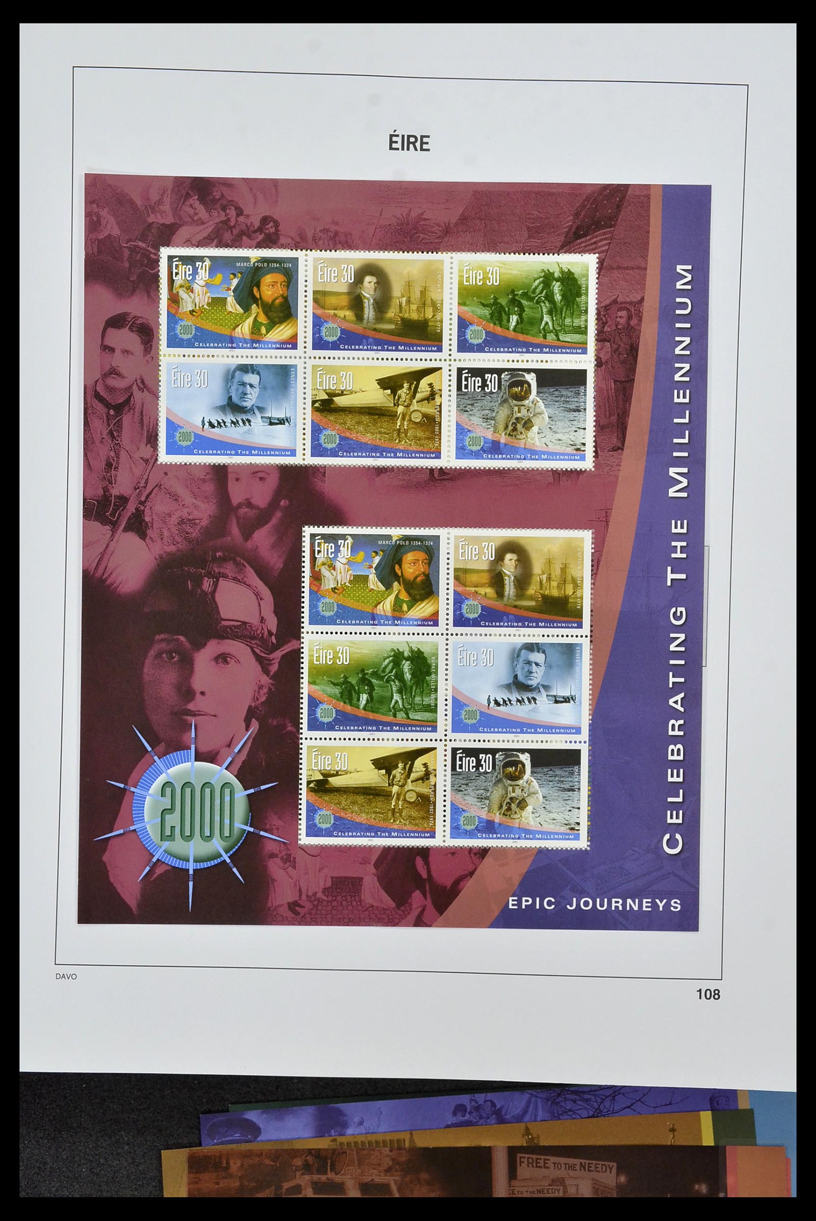 34536 126 - Postzegelverzameling 34536 Ierland 1922-2001.
