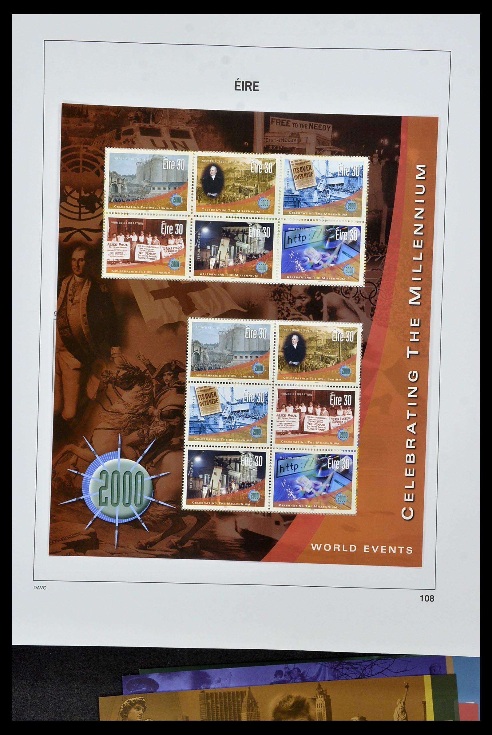 34536 127 - Postzegelverzameling 34536 Ierland 1922-2001.
