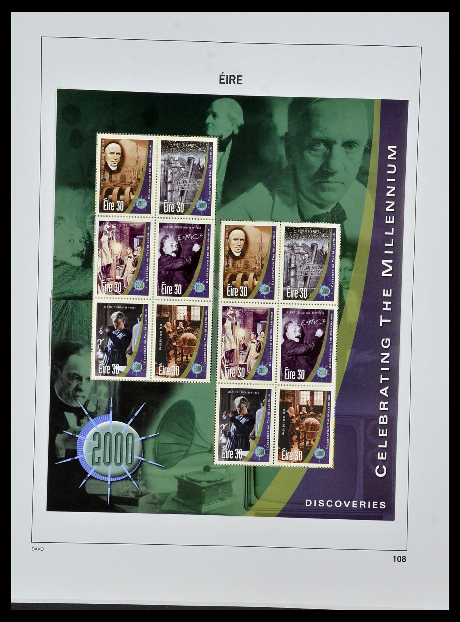 34536 131 - Postzegelverzameling 34536 Ierland 1922-2001.