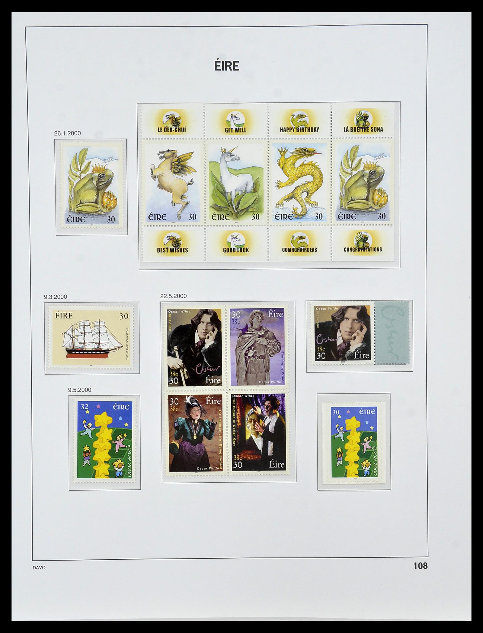 34536 132 - Postzegelverzameling 34536 Ierland 1922-2001.