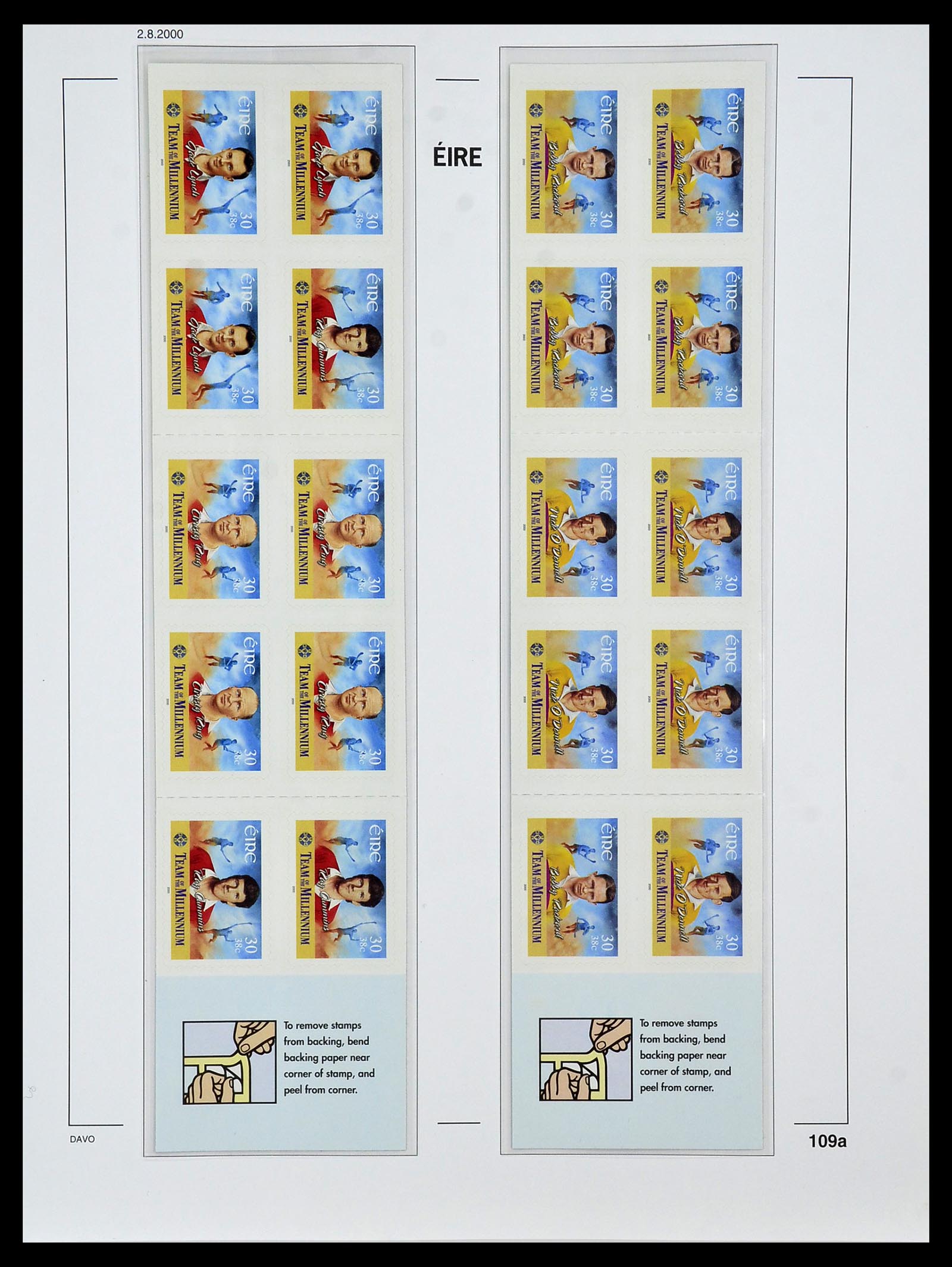 34536 134 - Postzegelverzameling 34536 Ierland 1922-2001.