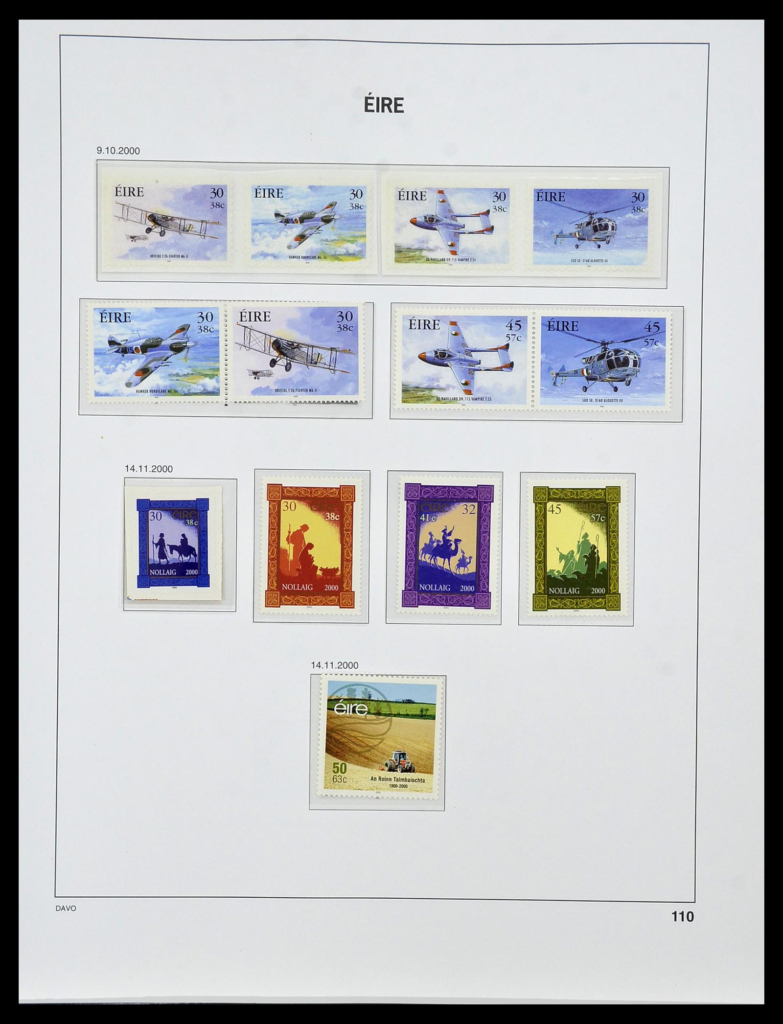 34536 137 - Postzegelverzameling 34536 Ierland 1922-2001.