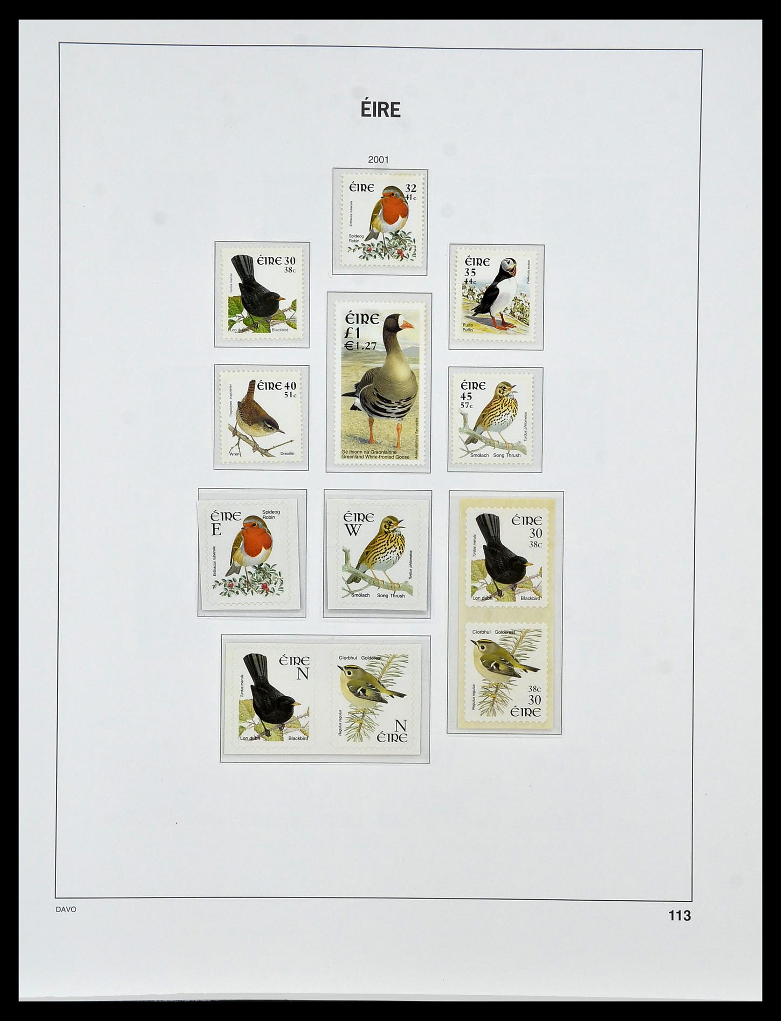 34536 141 - Postzegelverzameling 34536 Ierland 1922-2001.