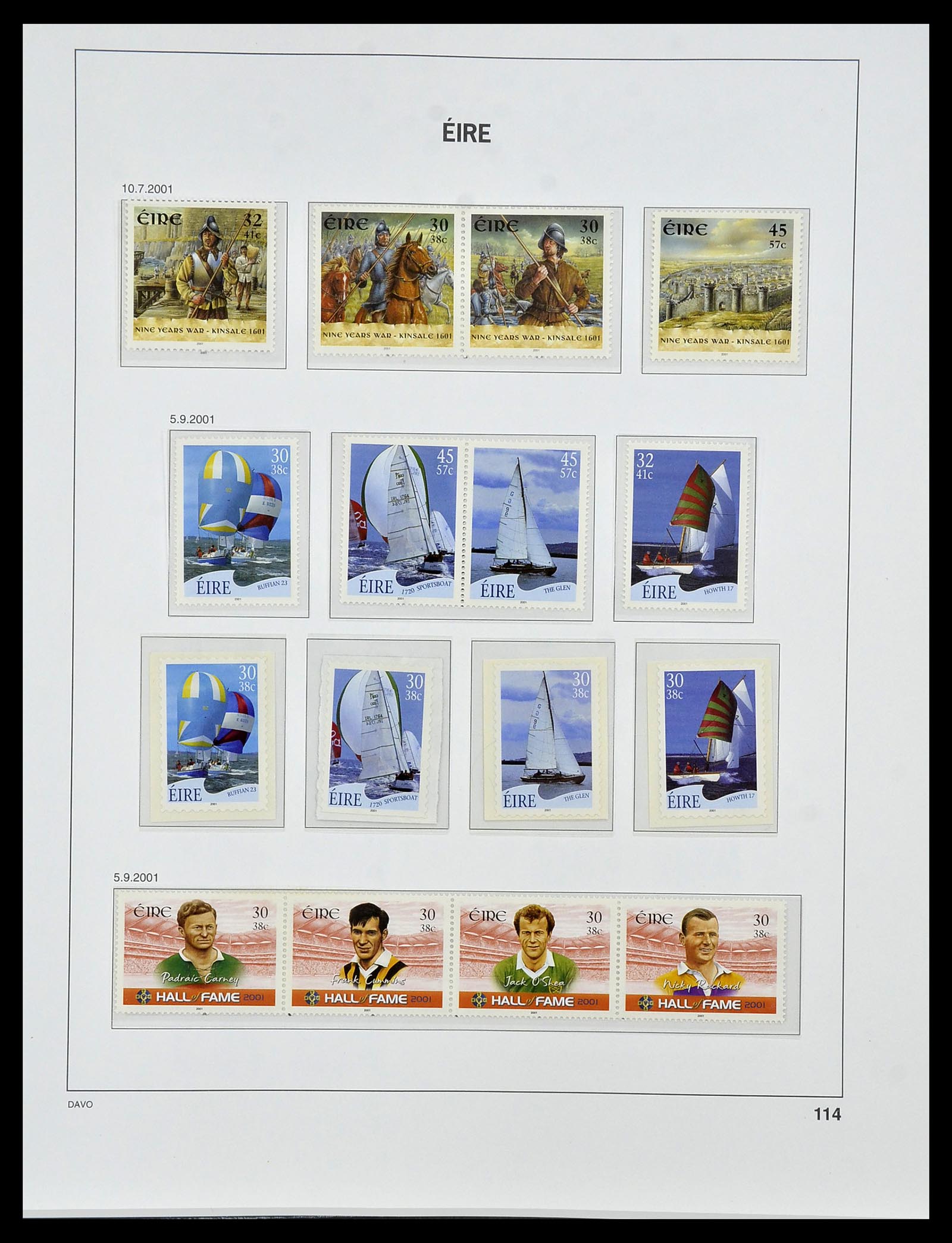 34536 142 - Postzegelverzameling 34536 Ierland 1922-2001.