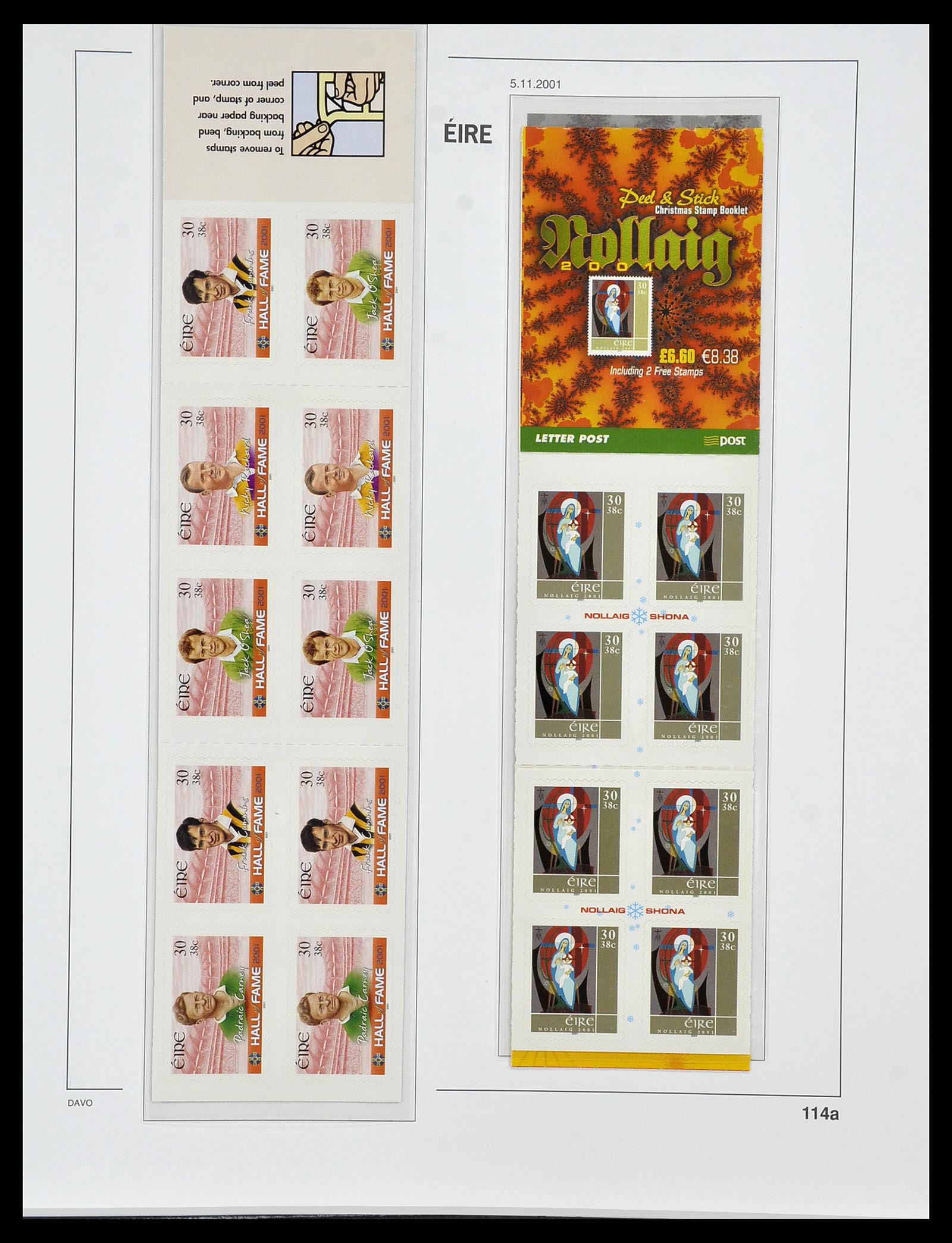 34536 143 - Postzegelverzameling 34536 Ierland 1922-2001.